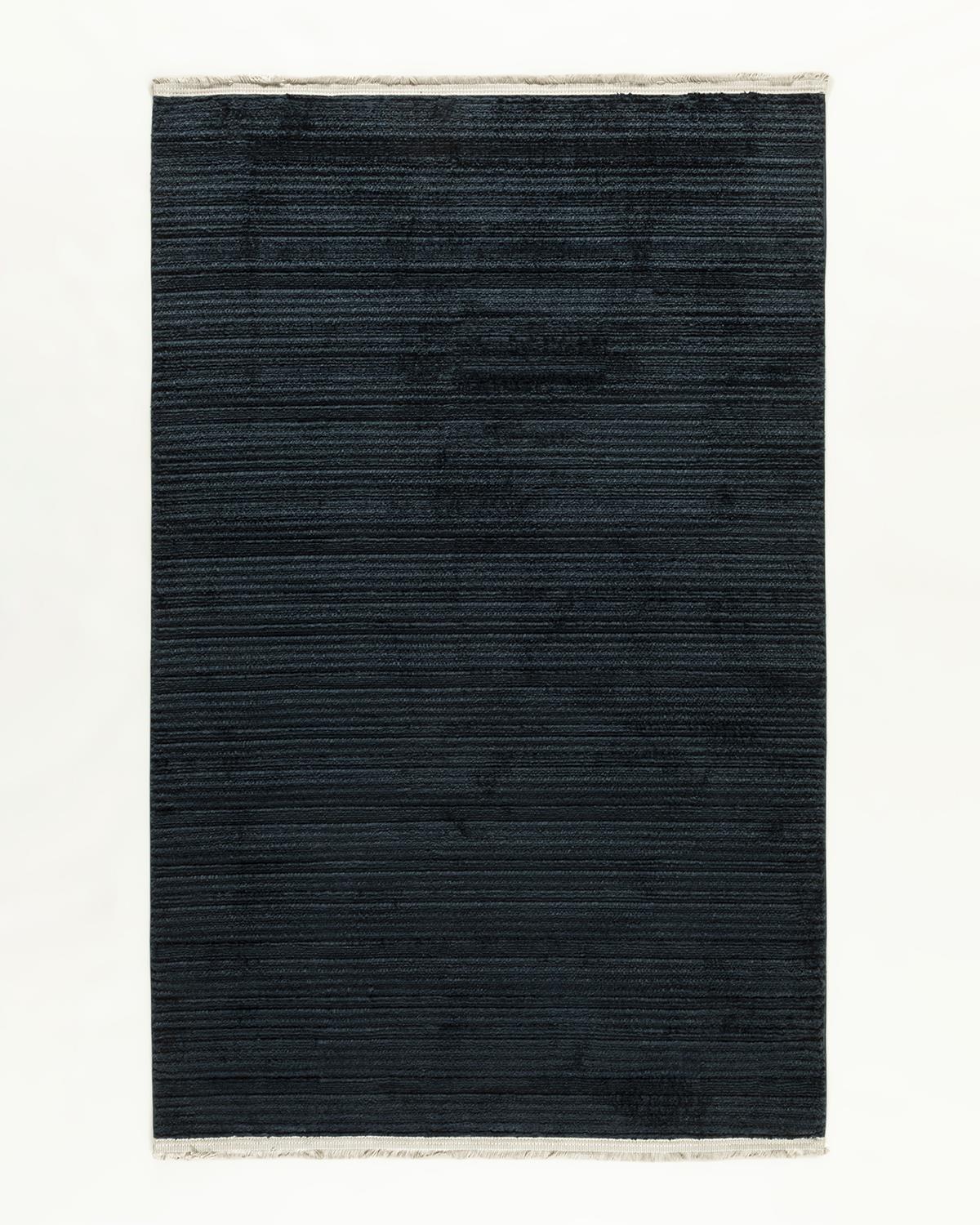 Lina Plushy Carpet 155x230 cm Navy Blue