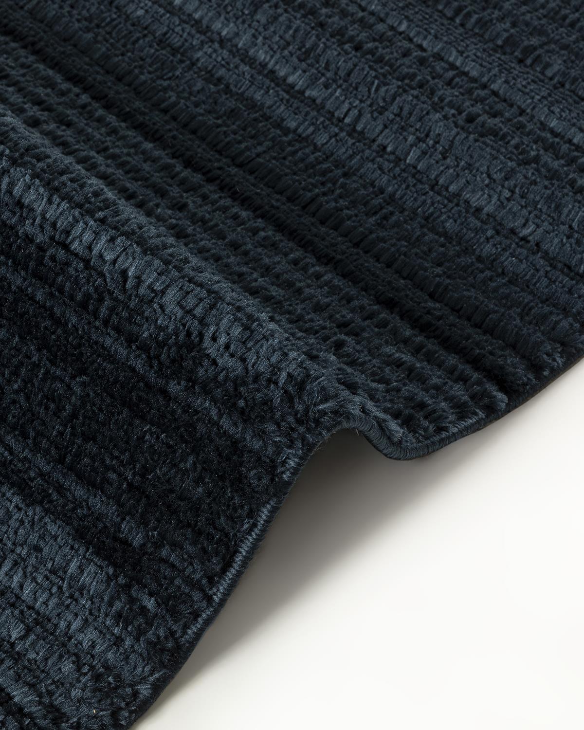 Lina Plushy Carpet 155x230 cm Navy Blue