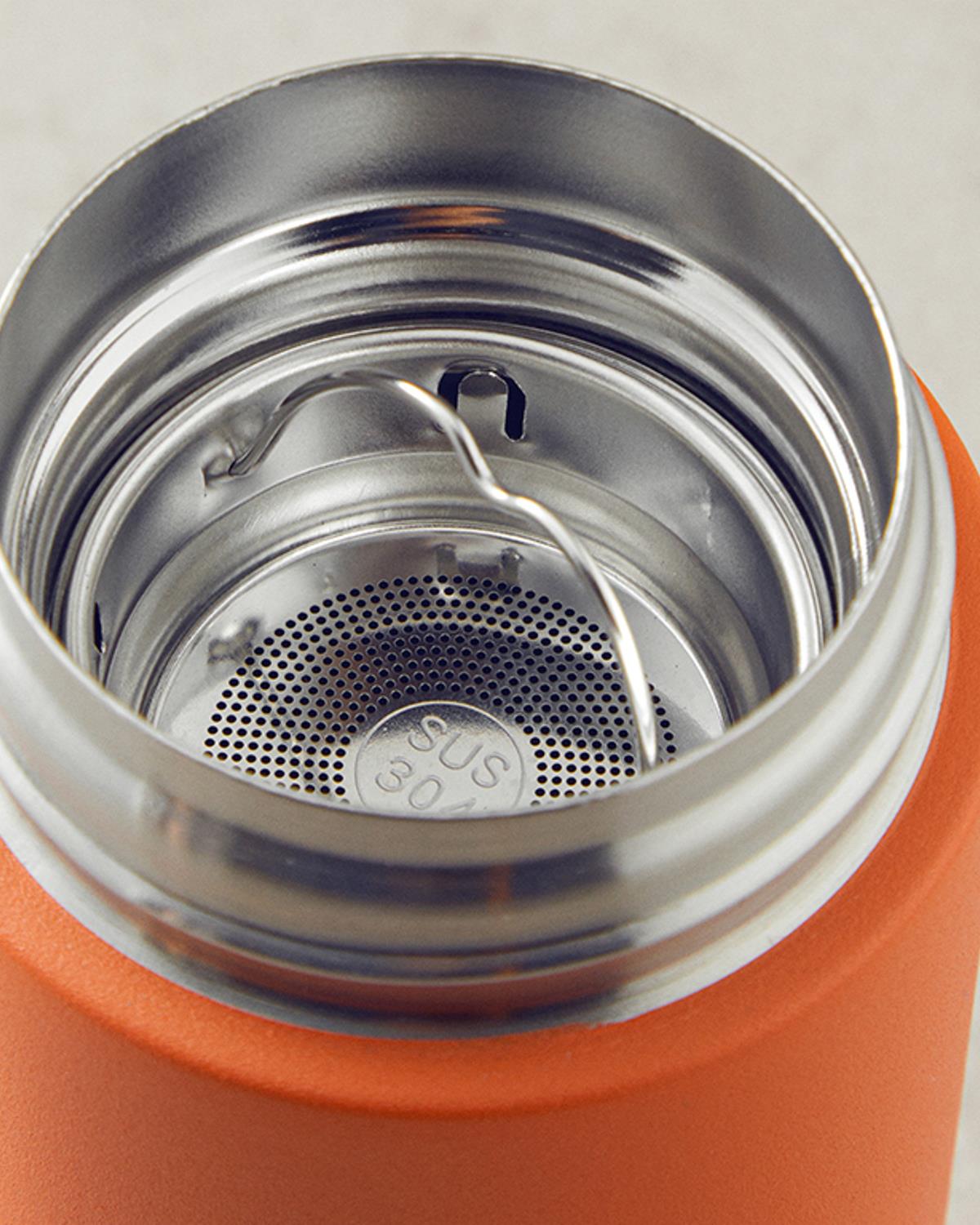 Lucas Stainless Steel Thermos 450 ml Orange,