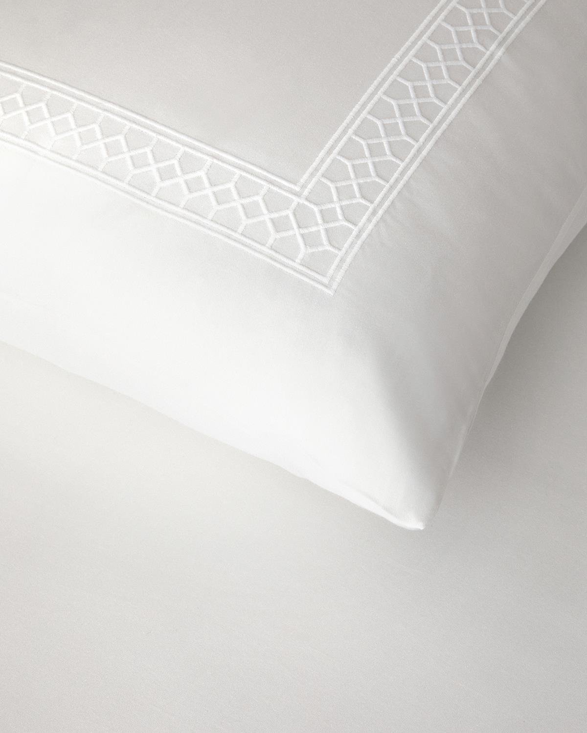 Modello Cotton Satin Duvet Cover Set 240x260 cm White