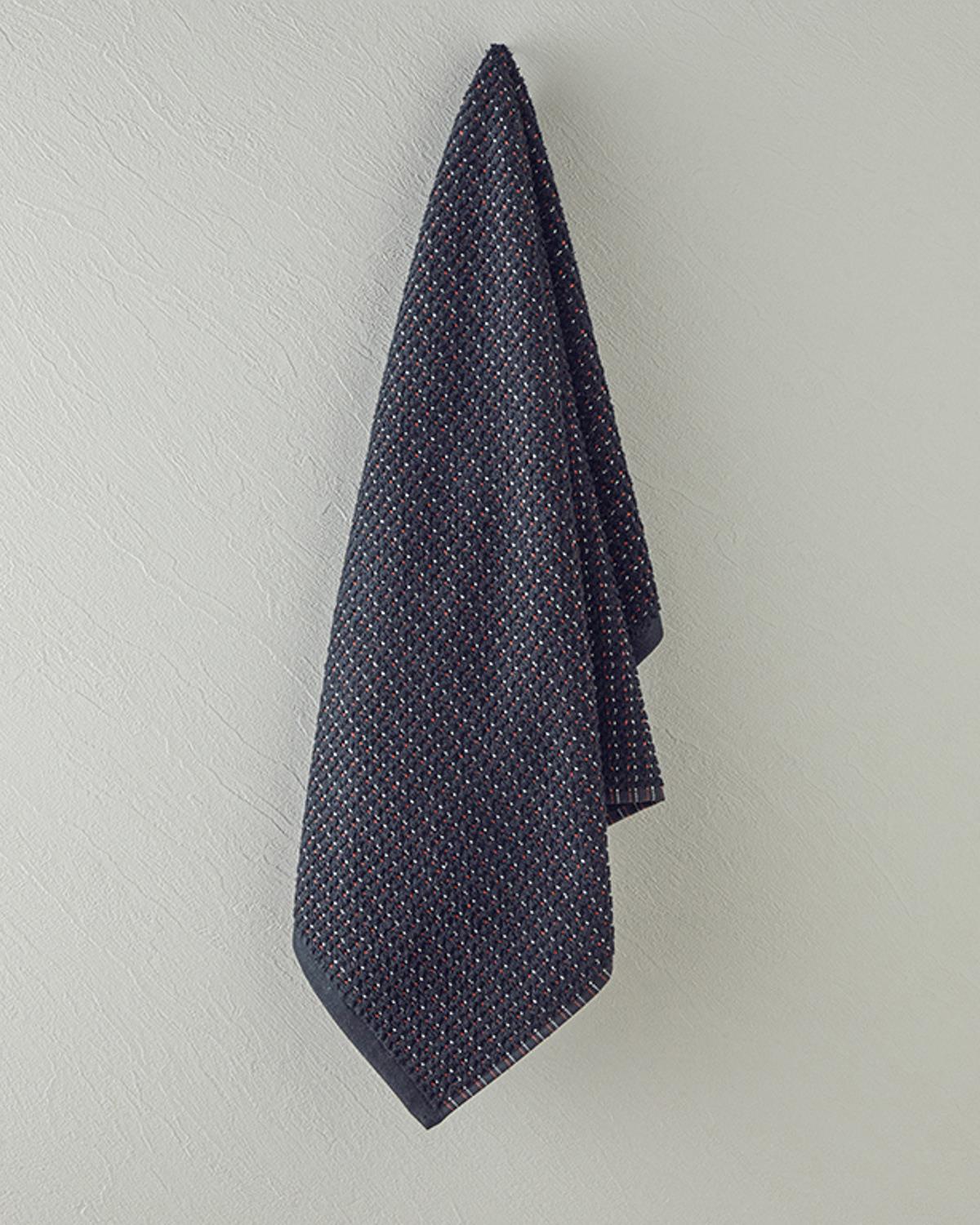Modern Check Кърпа За Лице Памучен 50x80 см Черен