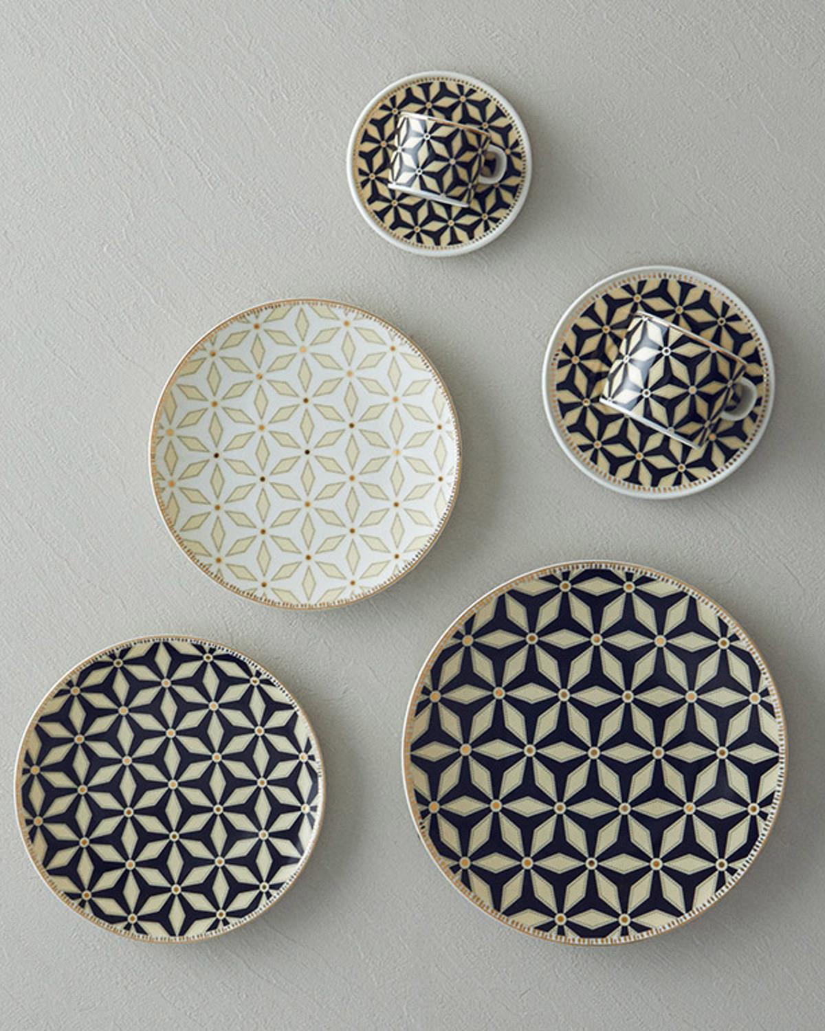 bone porcelain Cake Plate 20 cm White