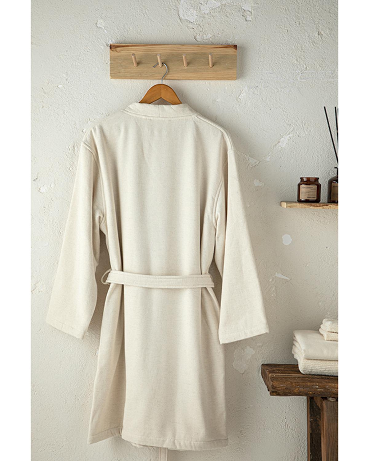 Natural Халат Кимоно, Rabbıt Плюш, Бежово, L-Xl