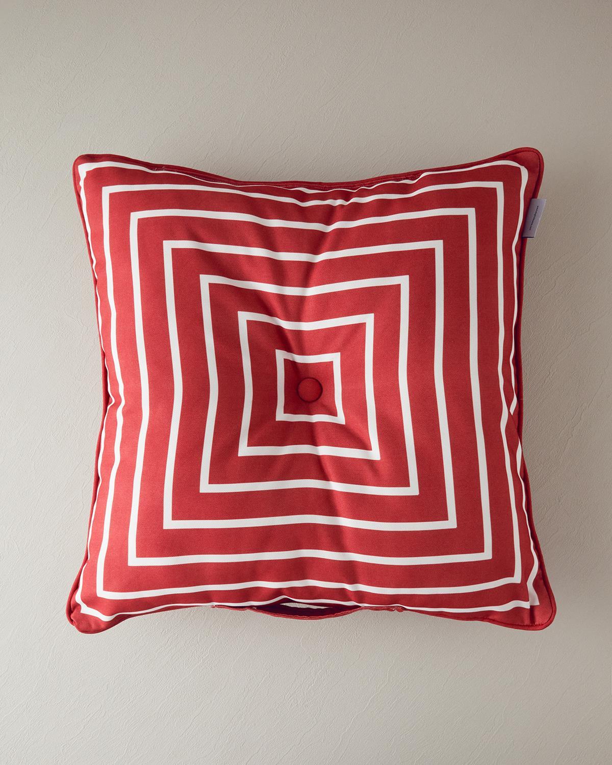 Northsea Възглавница За Под Памук 60x60 cm Бял - Бордо