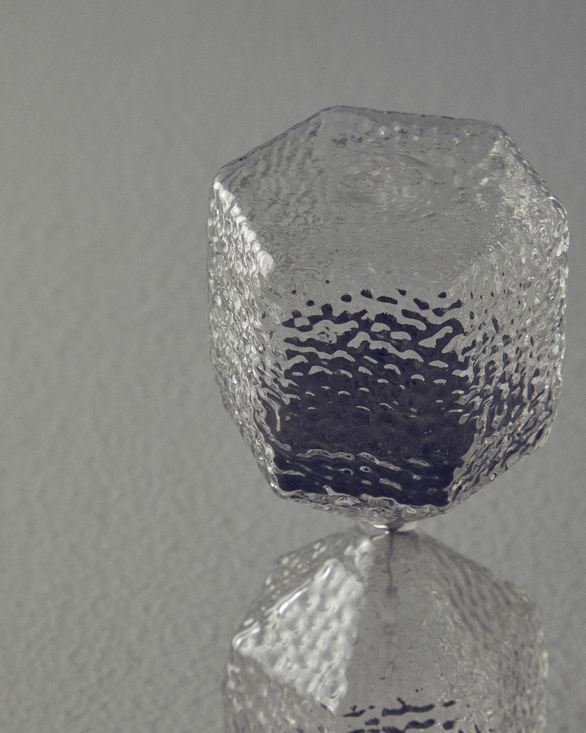 Pentagonal Glass 15 min Hourglass 6,5x6,5x15 cm Black
