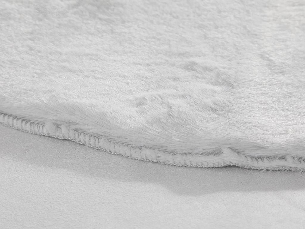 Soft Touch Rabbit Plush Fake  Fur 120 cm Light Gray