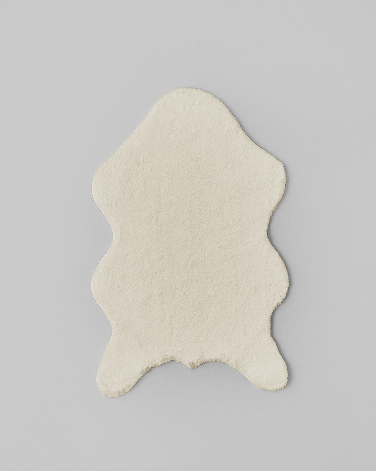 Soft Touch Rabbit Plush Fake  Fur 60x90 cm Beige