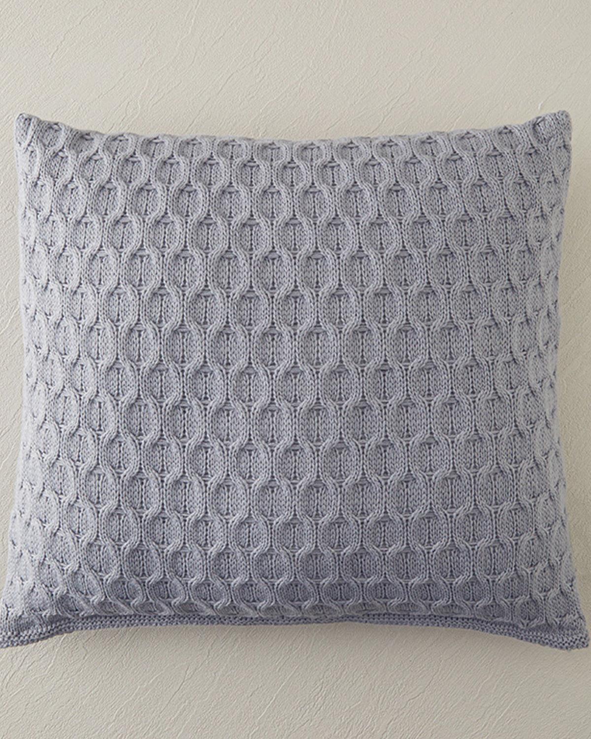 Velvety Калъфка Декоративн Възглавница Трико 45x45 см Сив