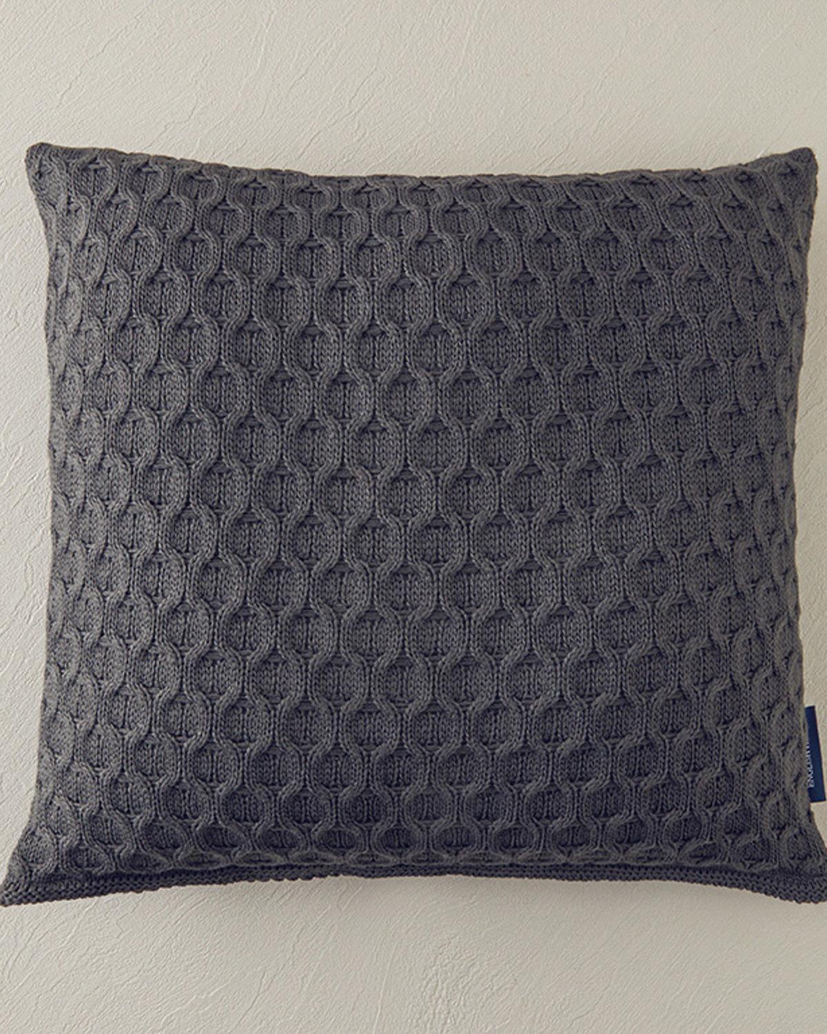 Velvety Калъфка Декоративн Възглавница Трико 45x45 см Антрацит