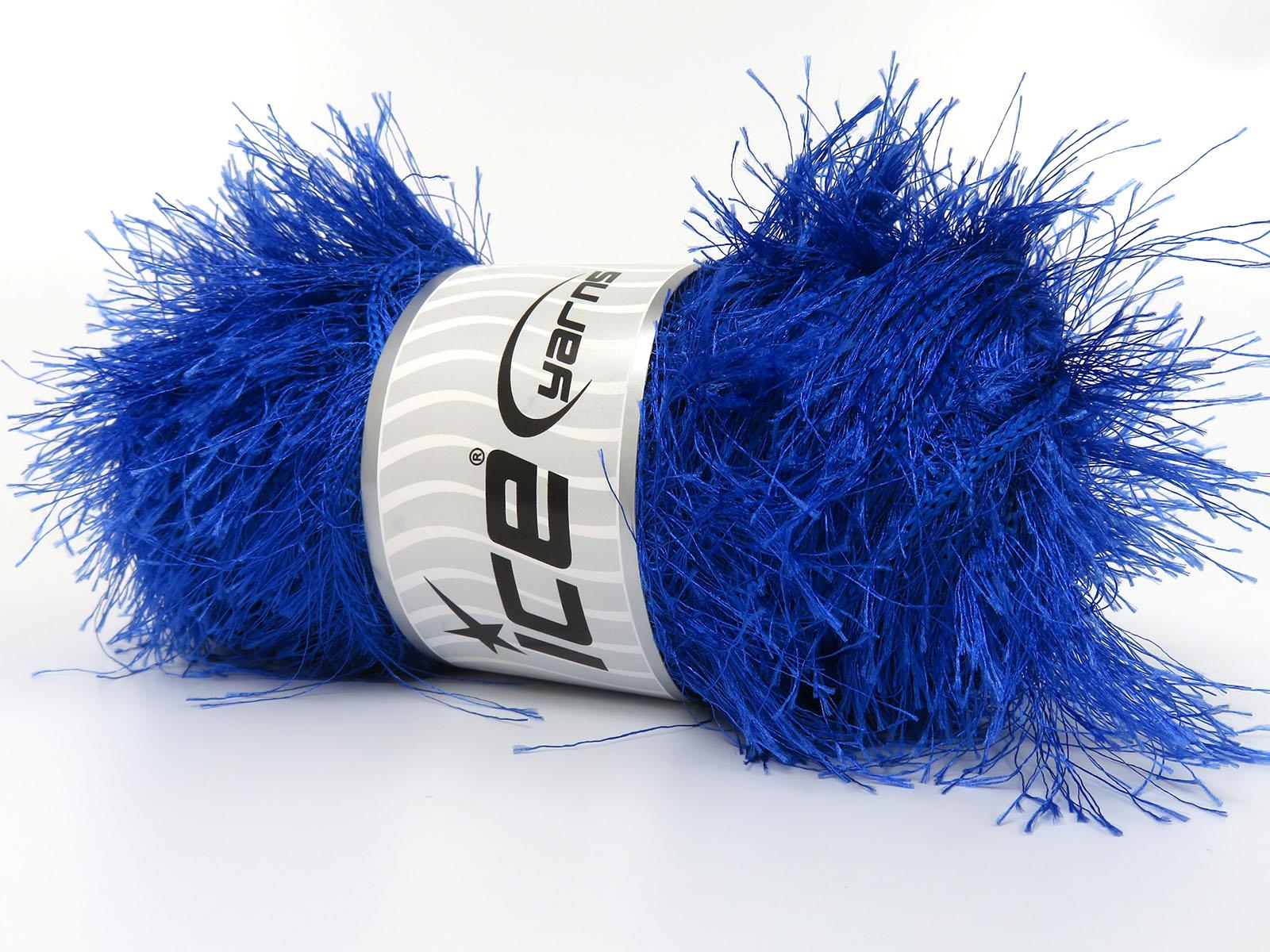 Eyelash Bulky Saxe Blue