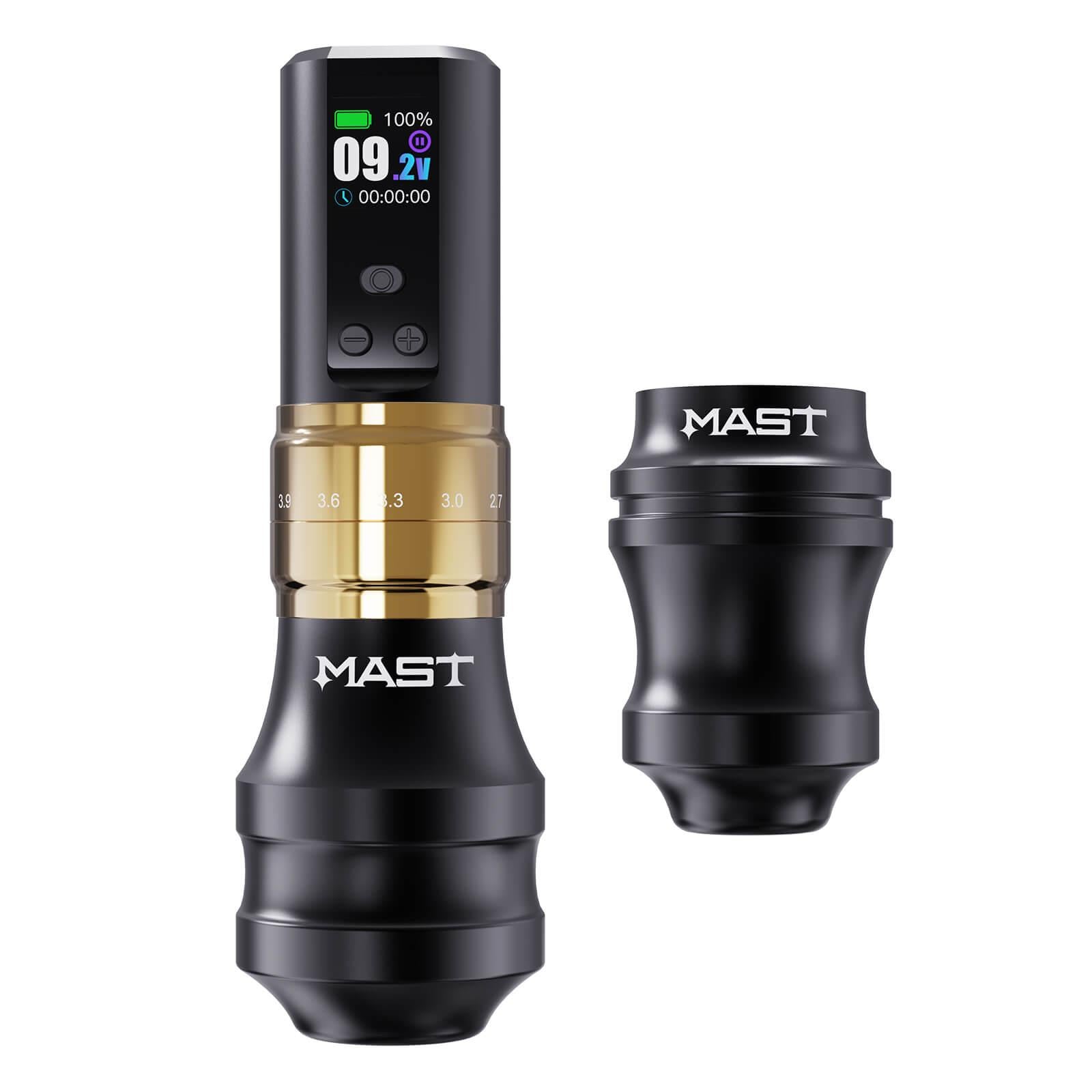 Mast Fold 2 Pro Gold Tek Batarya Kablosuz Dövme Makinesi