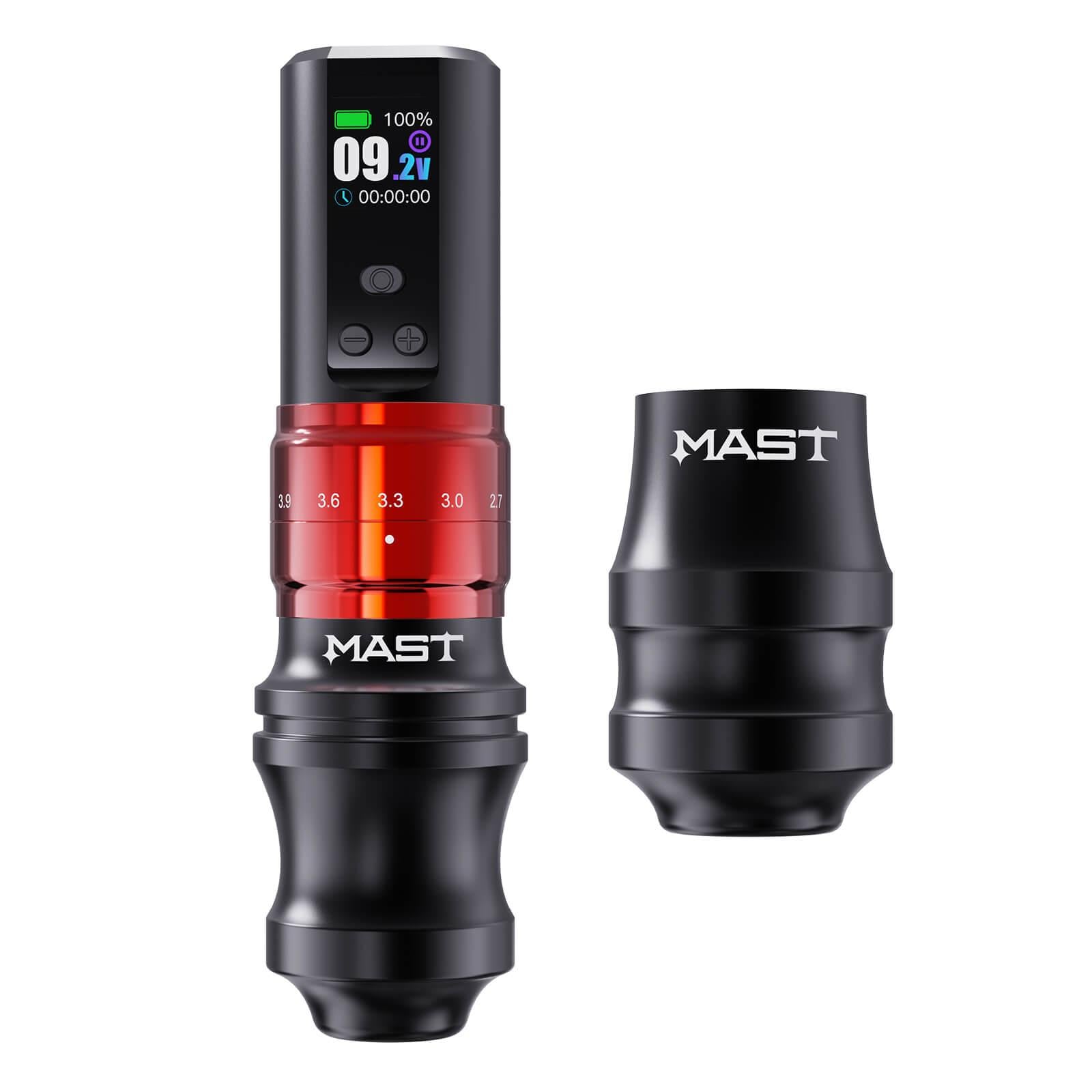 Mast Fold 2 Pro Red Tek Batarya Kablosuz Dövme Makinesi