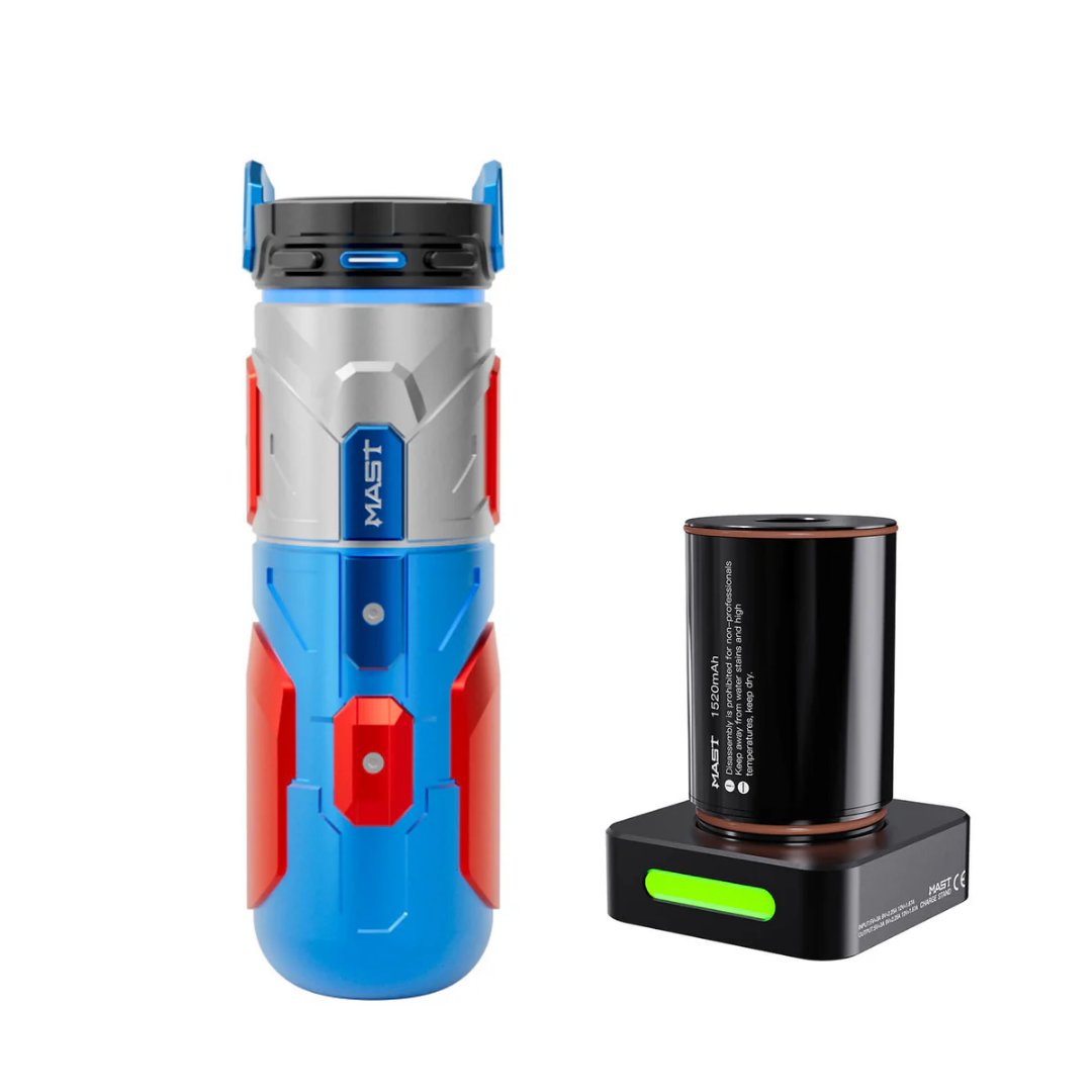 Mast Racer Pro Armor Edition Dövme Makinesi Blue Red