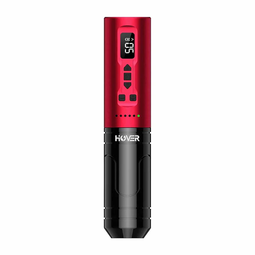 EZ Hover Matte Red FM Dotwork Wireless Battery Tattoo Pen Machine