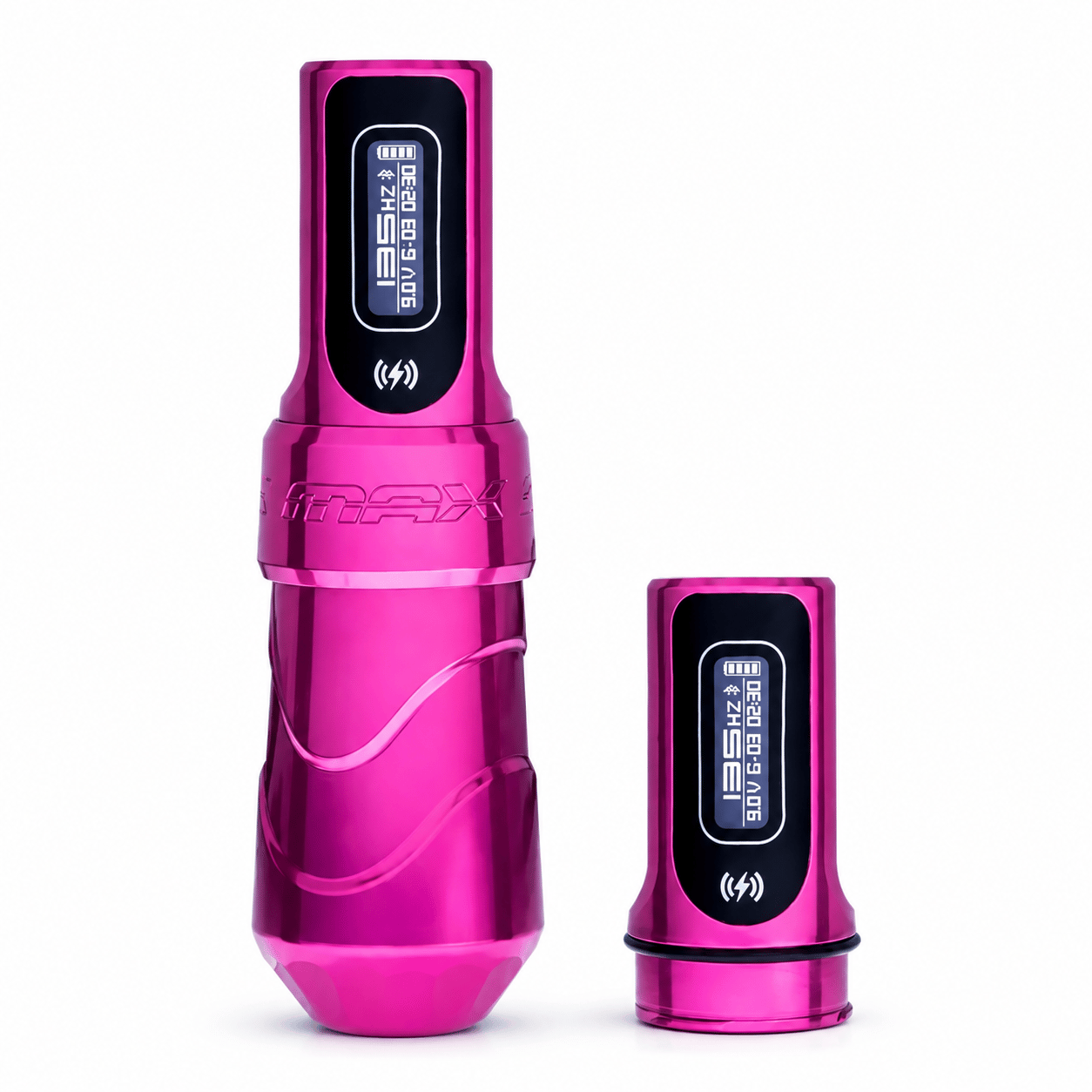 FK Irons Flux Max Bubblegum 3.2 mm Stroke Çift Bataryalı Kablosuz Dövme Makinesi