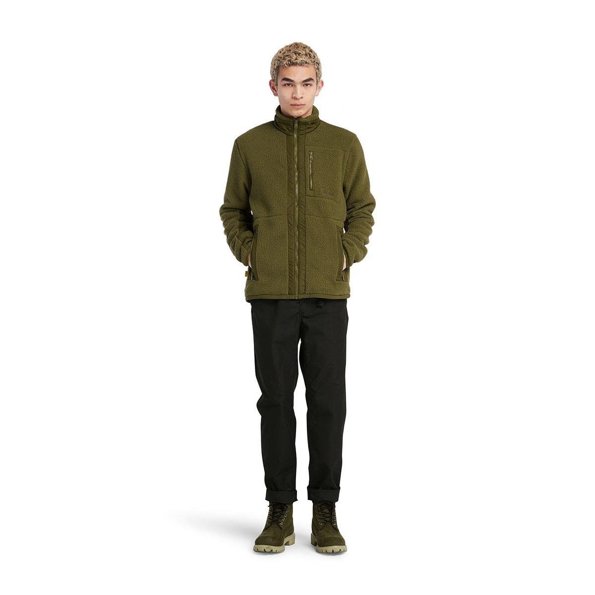 Timberland Mix Media Sherpa FZ Fleece Erkek Ceket - TB0A24CY3021
