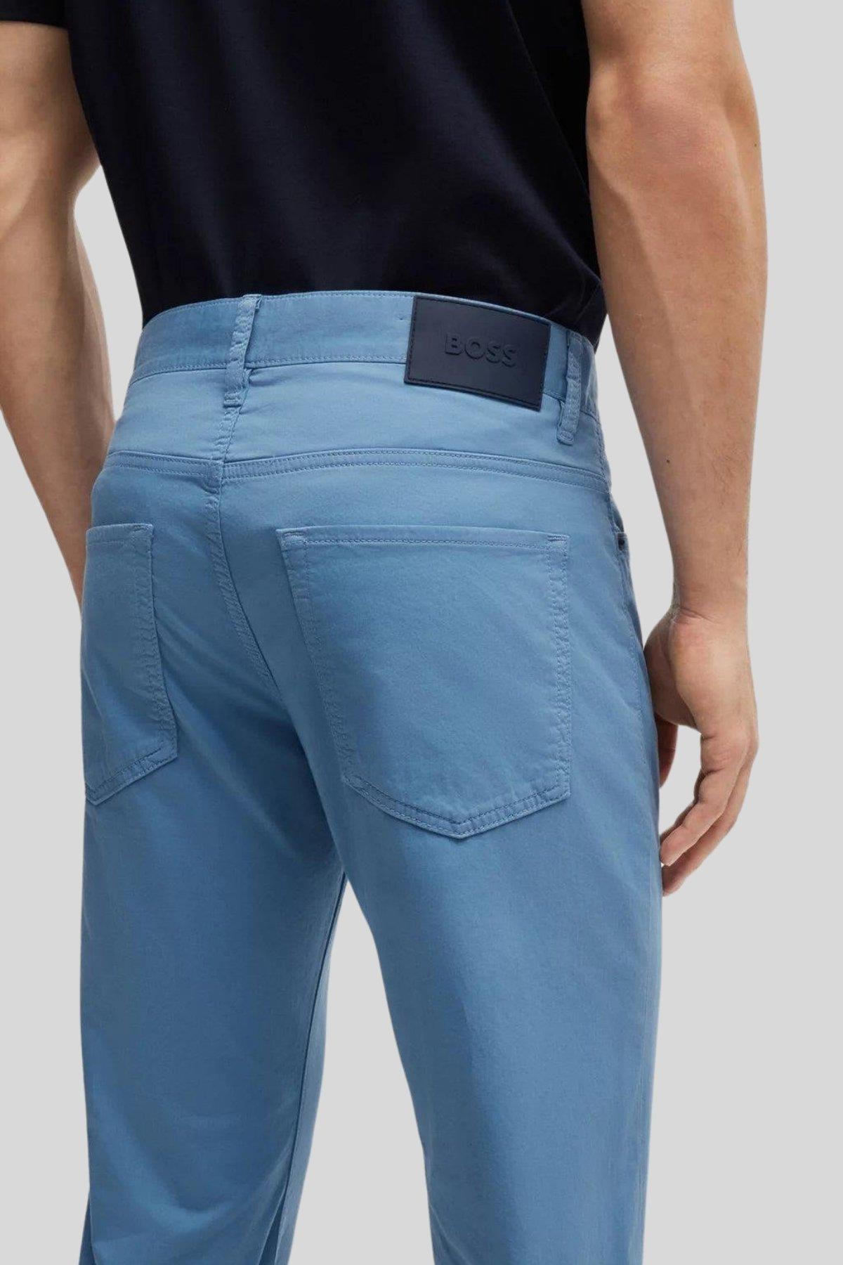 Boss Regular Fit Erkek Jean Pantolon Mavi