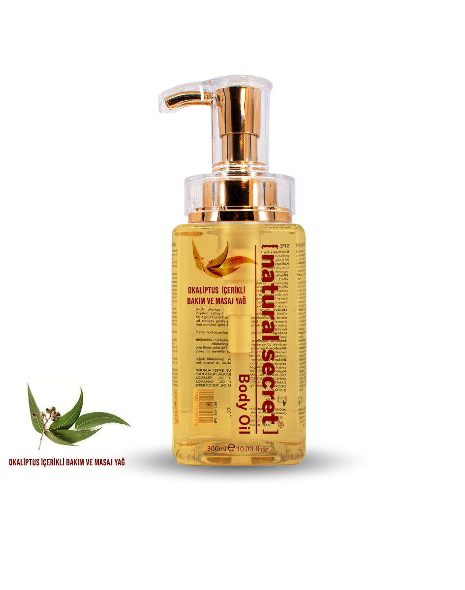 Natural Secret Eucalyptus Lux Aromatic Body Oil - Okaliptus Masaj & Vücut Bakım Yağı