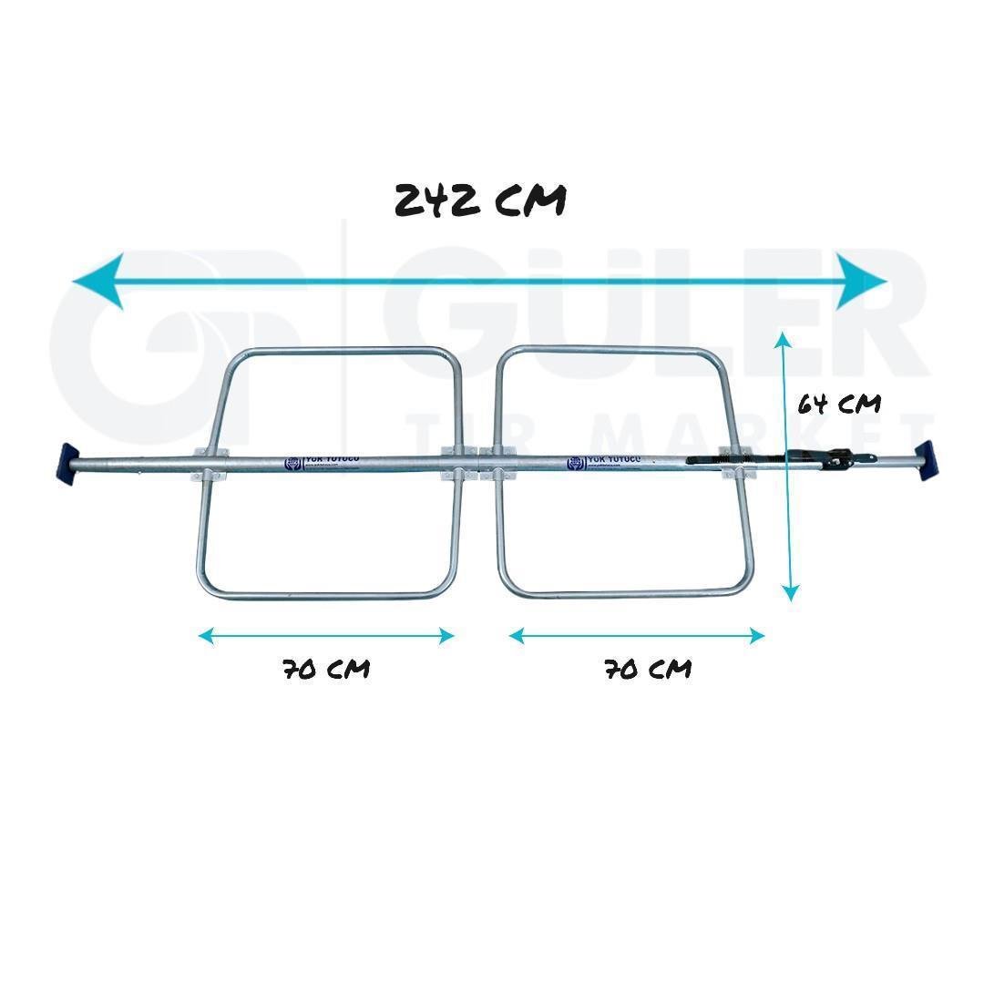 Alüminyum Çiftli Kelebek Yük Tutucu