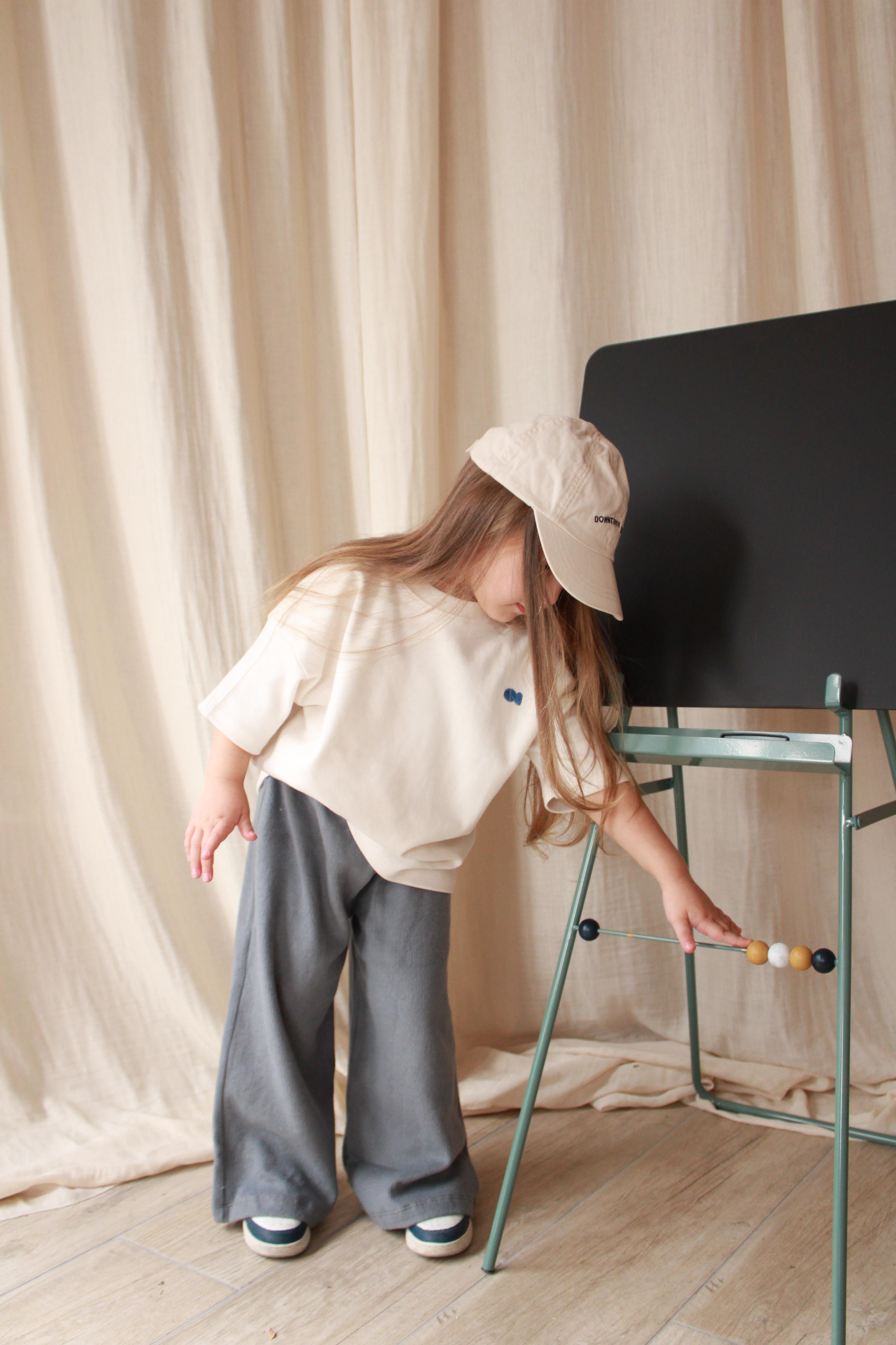 Balık Nakışlı Oversize T-shirt