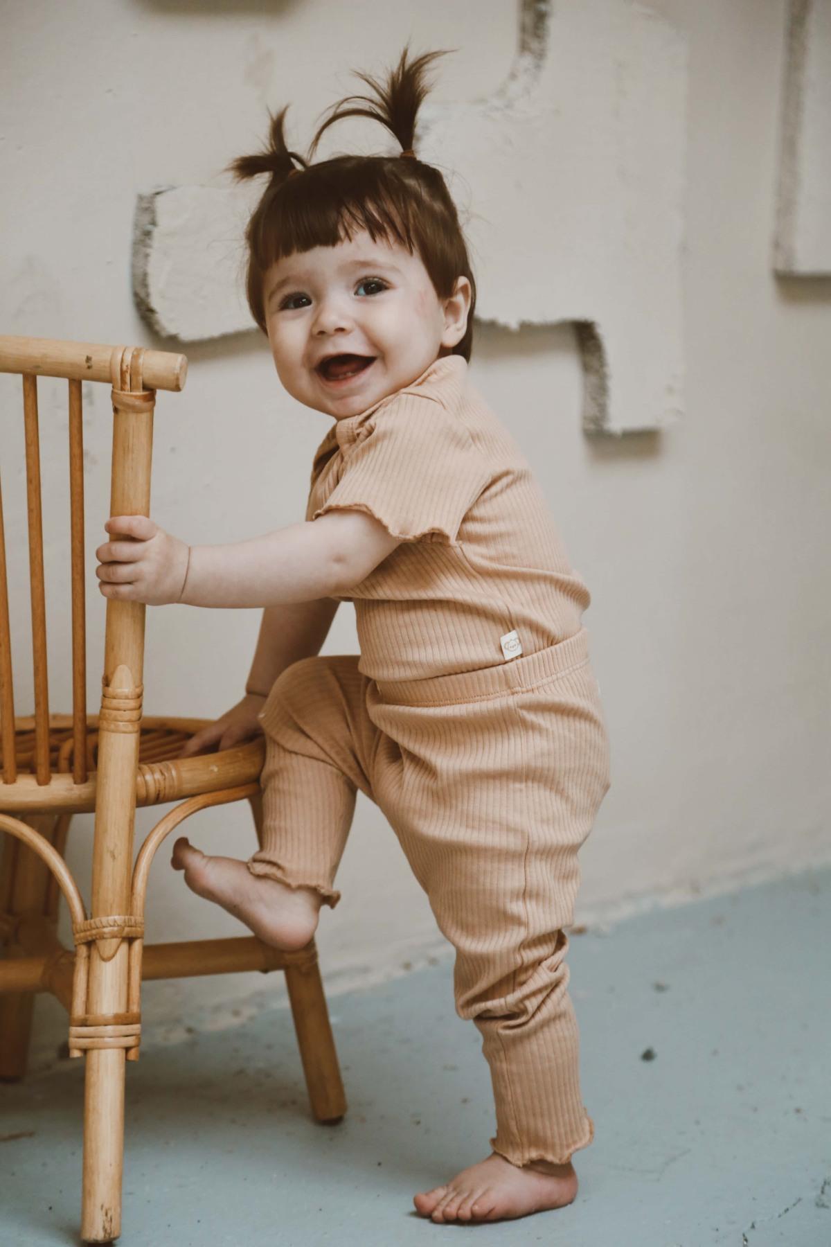 Kalp Nakışlı Fitilli Body Tayt Set