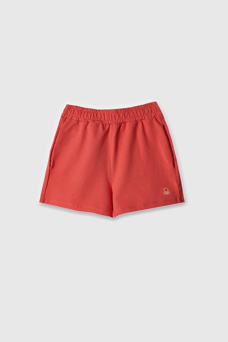 United Colors of Benetton Kız Çocuk Şort Mercan BNT-G21795