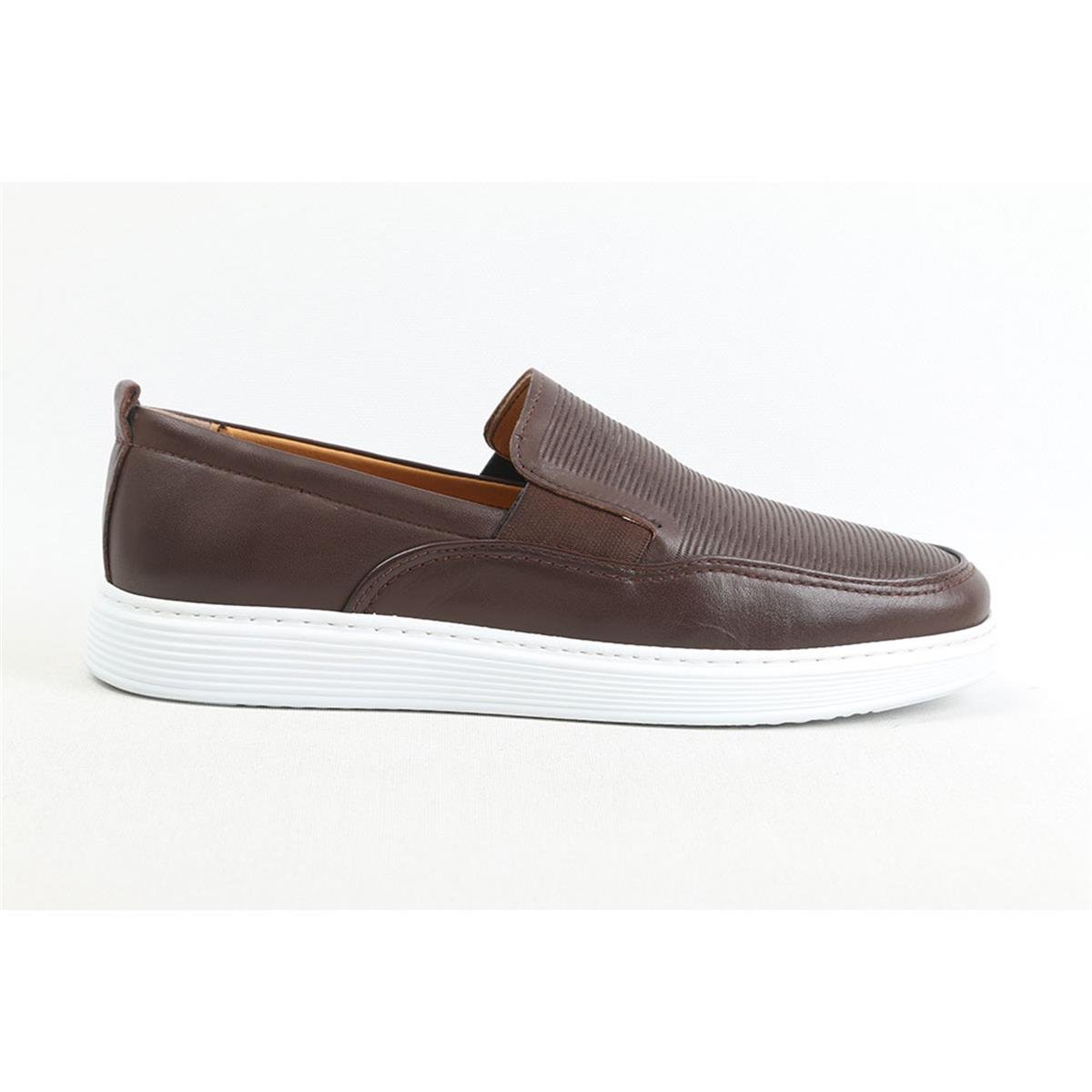 ULUS 409 KAHVE BASKILI CASUAL AYAKKABI