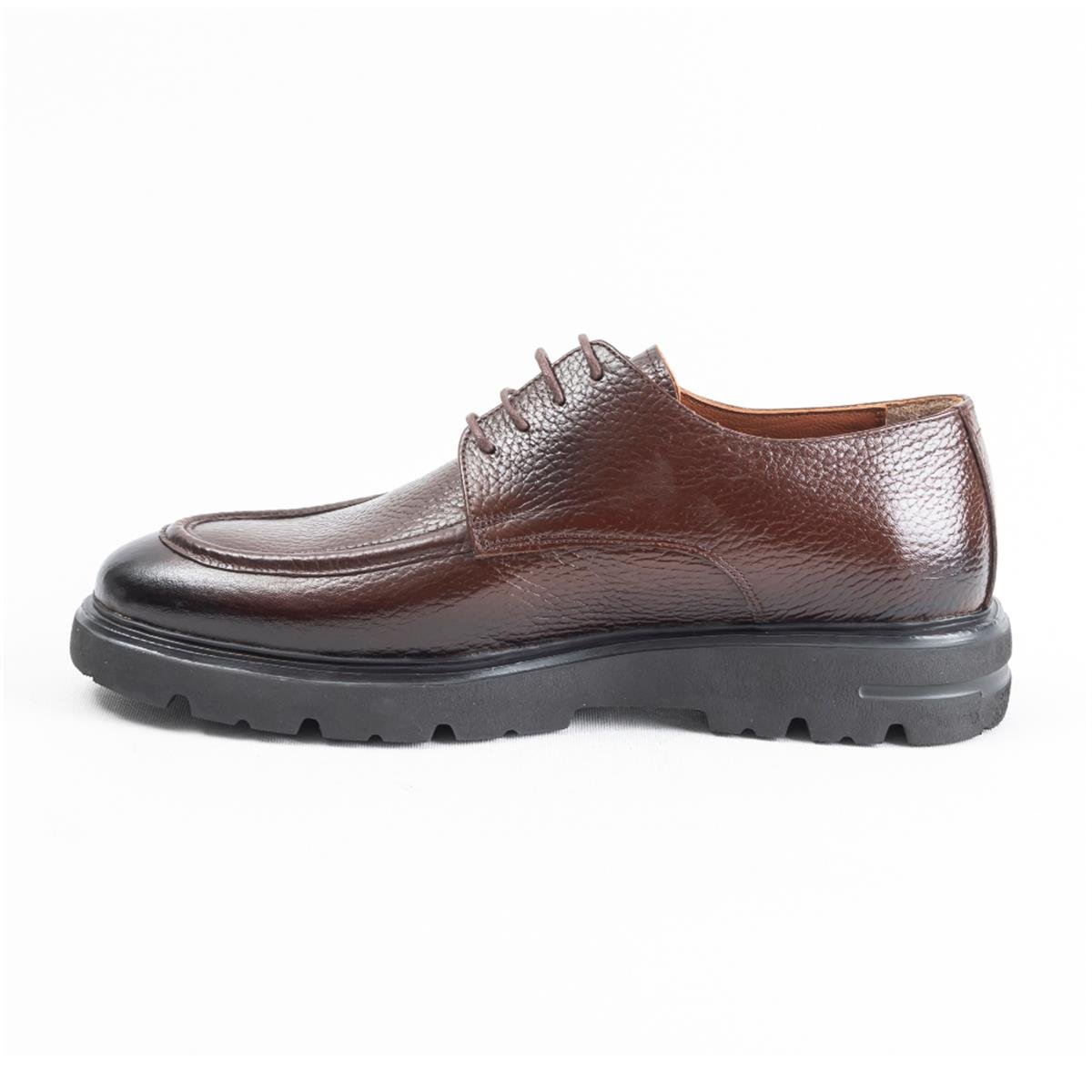 Ulus E-22 Fitilli Kahve Eva Loafer Erkek Ayakkabı