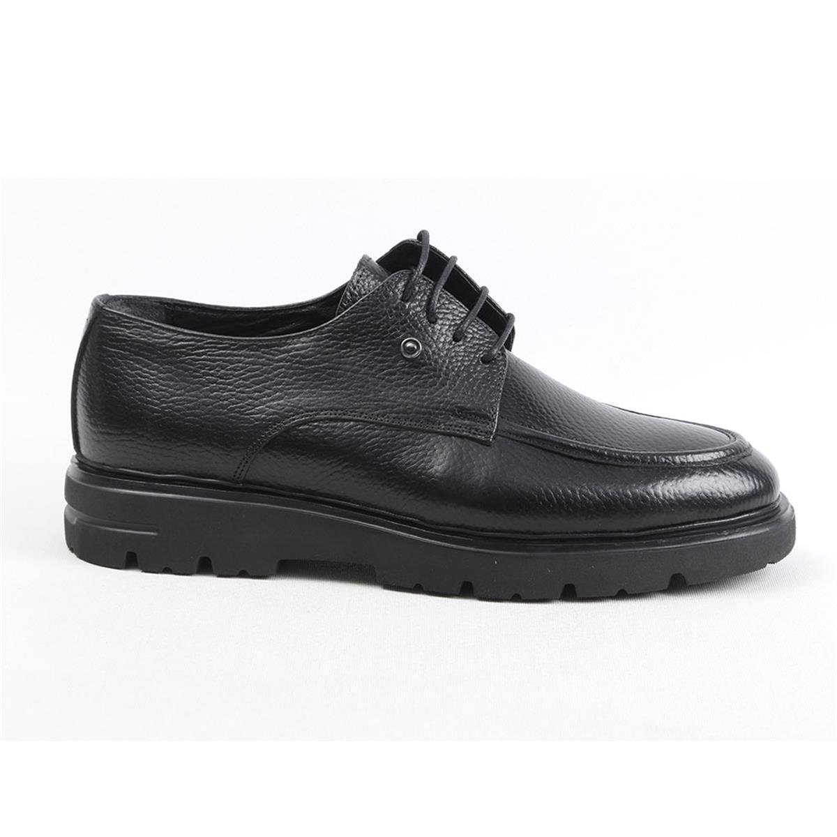 Ulus E-22 Fitilli Siyah Eva Loafer Erkek Ayakkabı