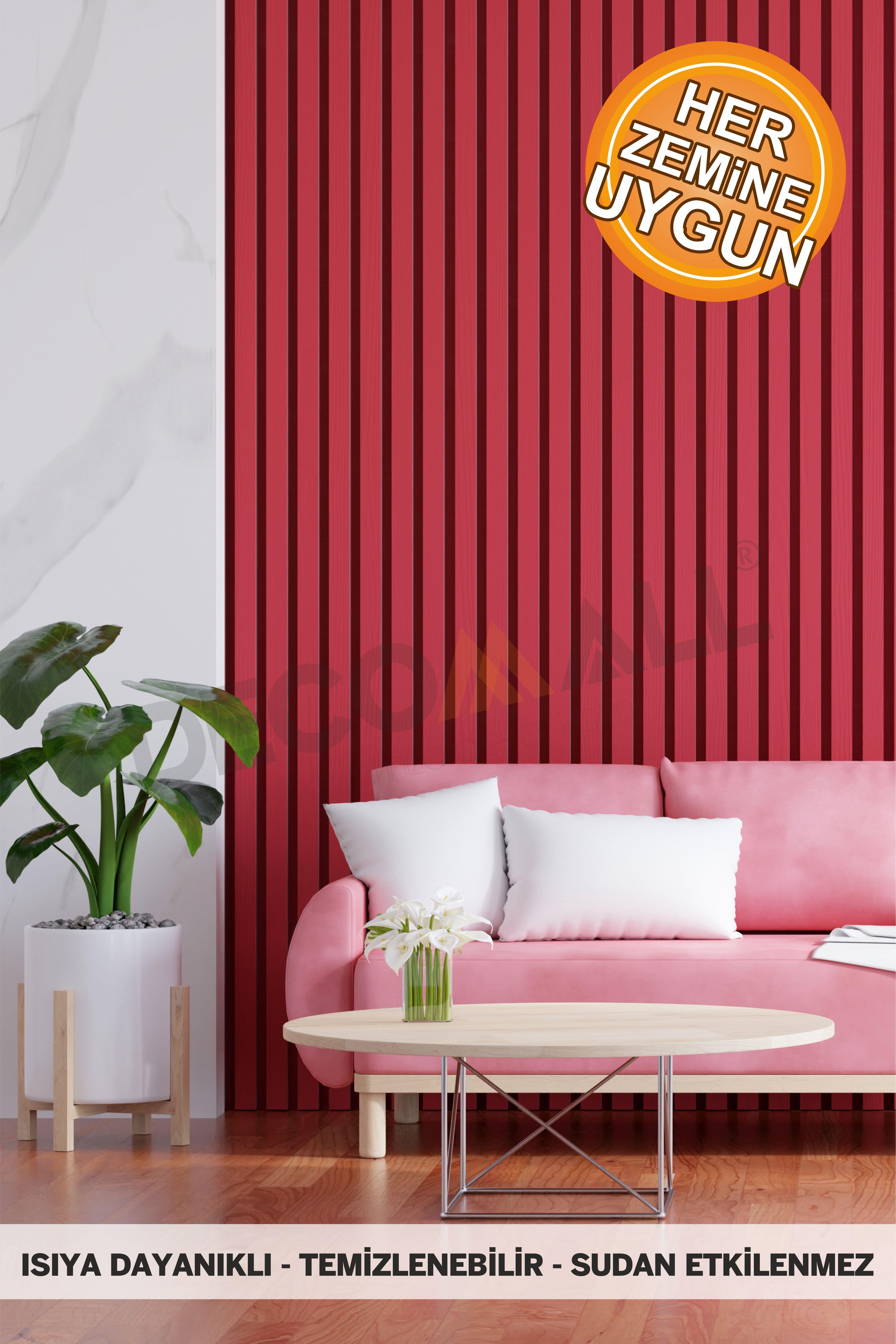Code124 KENDİNDEN YAPIŞKANLI DUVAR KAPLAMA AHŞAP ÇİTA GÖRÜNÜMLÜ FOLYO İSKANDİNAV PANEL (100X300cm)