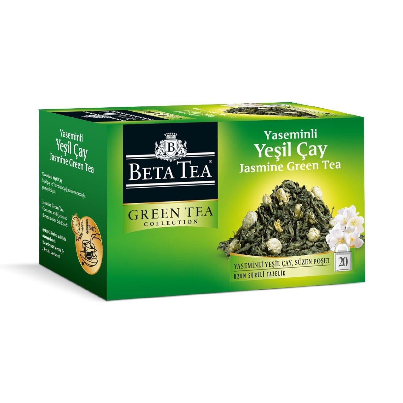 Beta Yaseminli Yeşil Çay Bardak Poşet