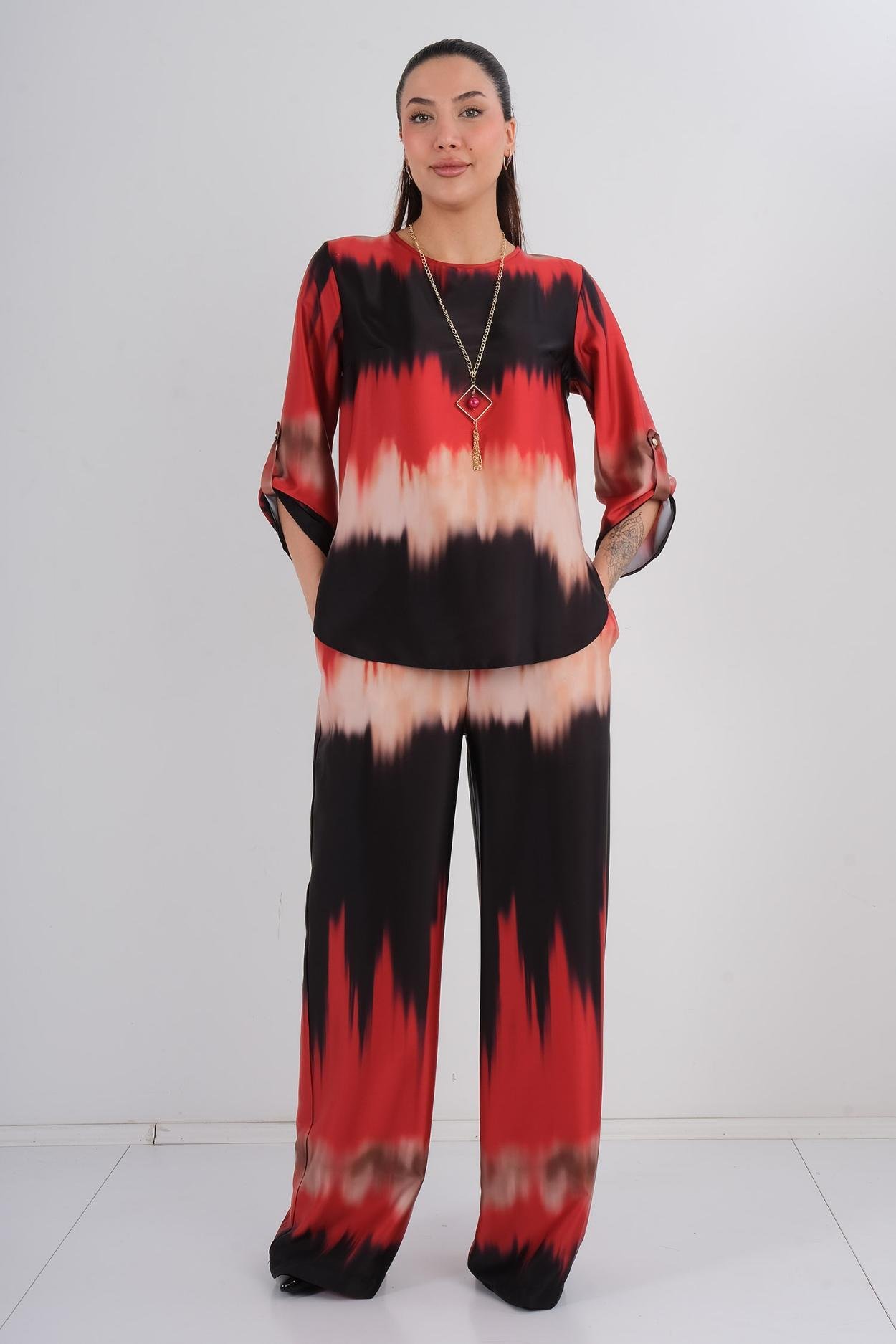 Biscuit Casual Suit Red