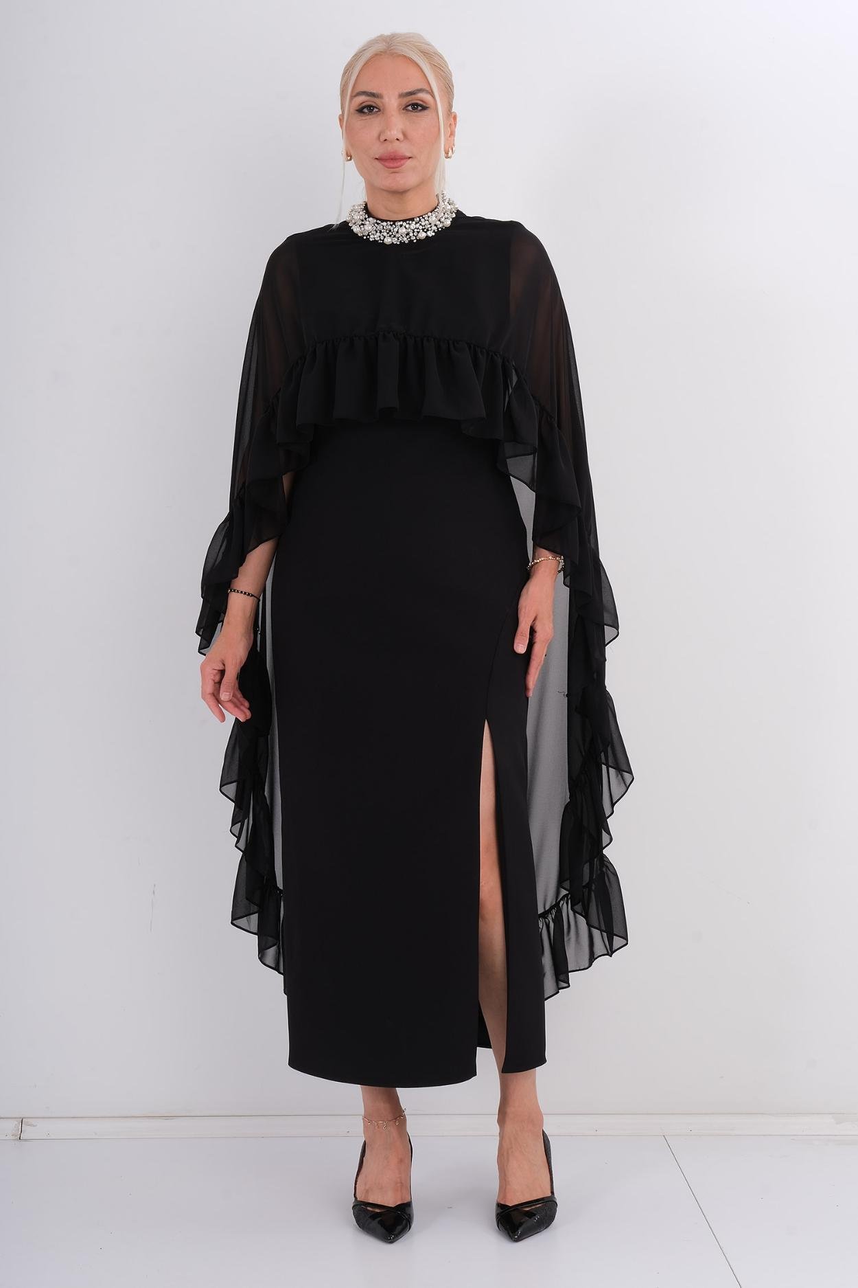 Elit Bella Night Wear Night Dress Black