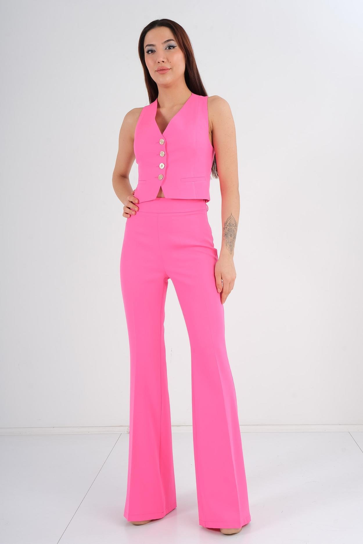 Excuse Günlük Giyim Pantolon Pembe