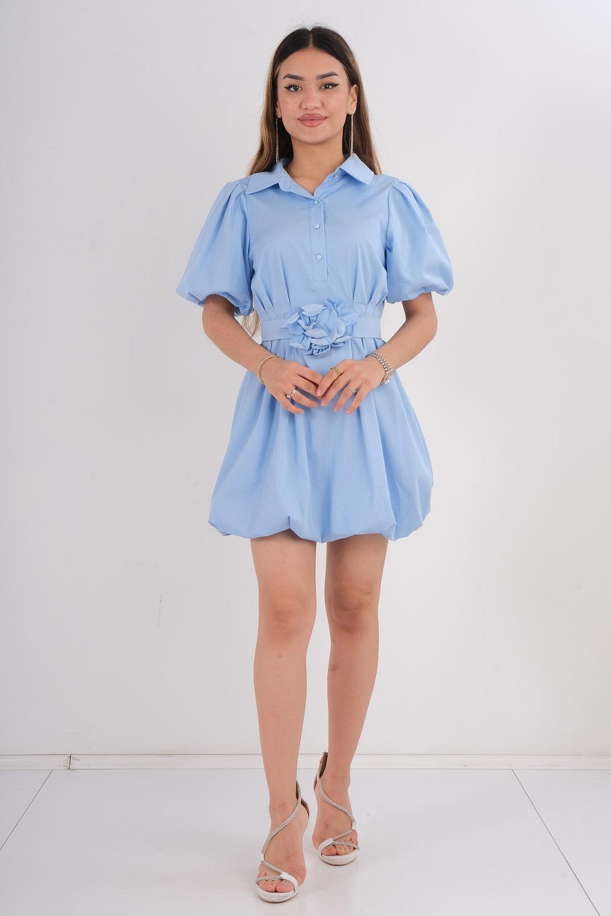 Favori Casual Dress Blue