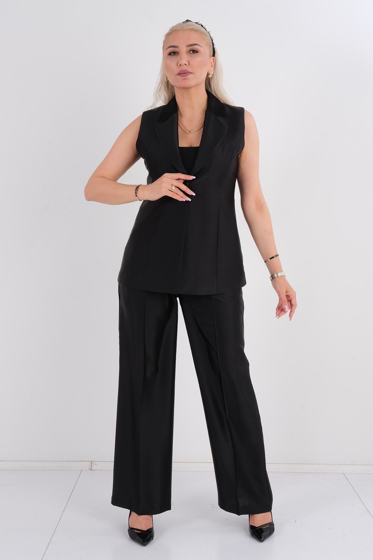 Fimore Casual Trousers Black