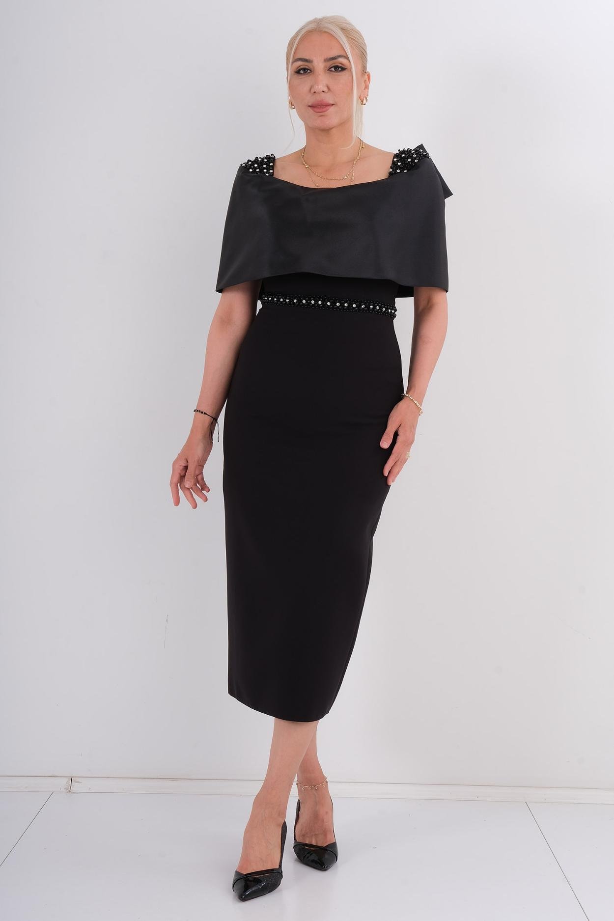 Hot Contact Night Wear Night Dress Black