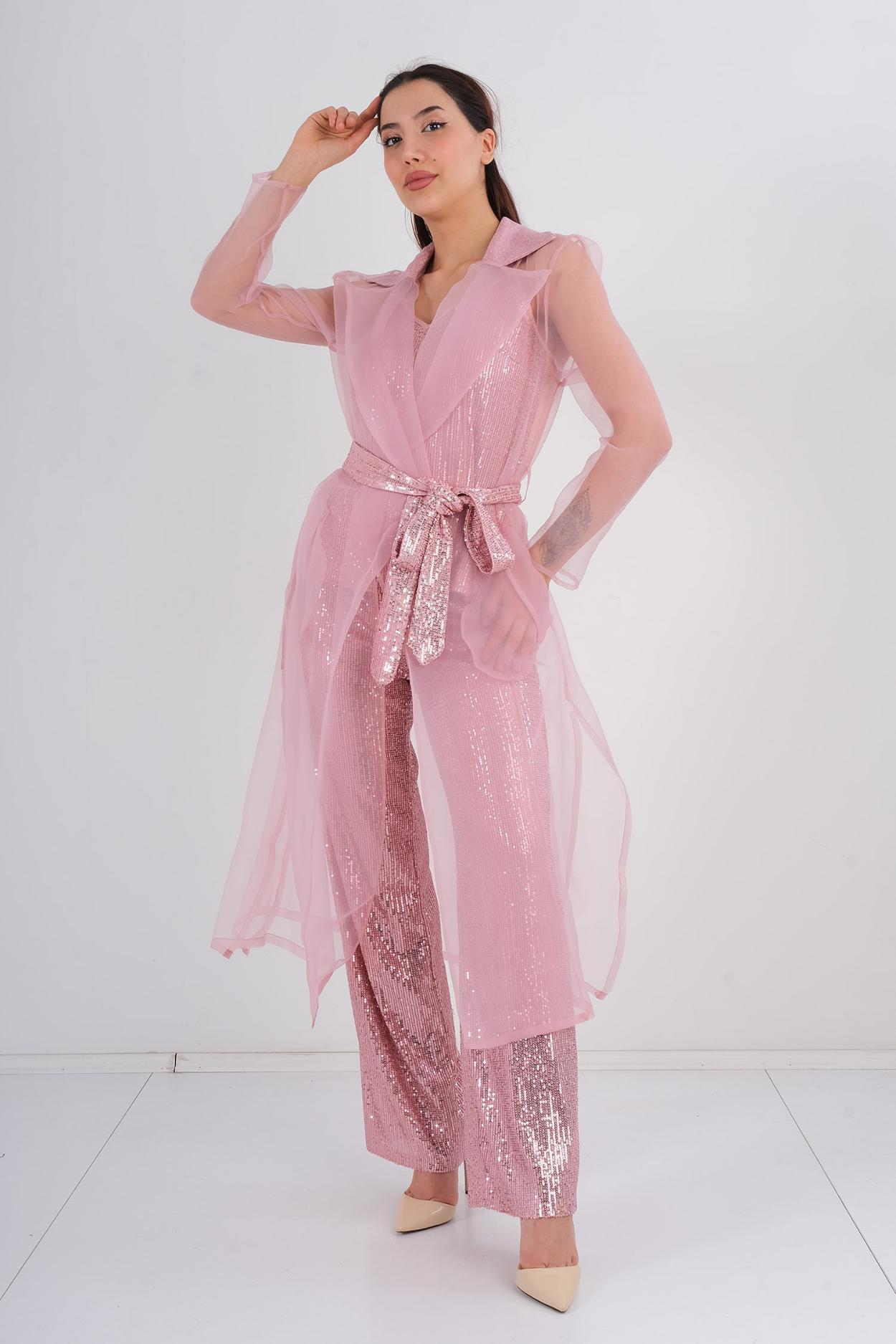 İmza İstanbul (Je Signe) Casual Woman Coat Pink