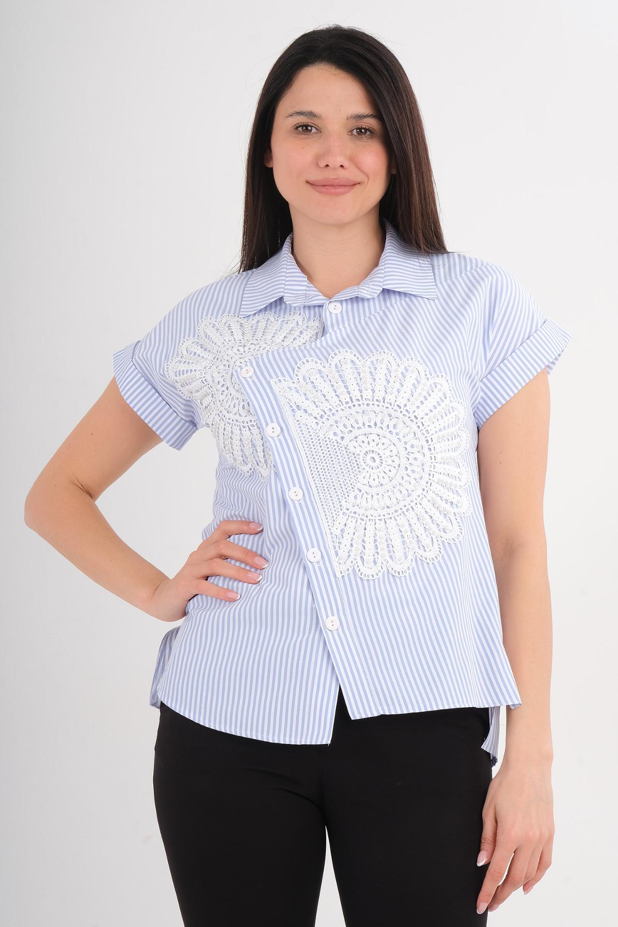 Mac Park Casual Shirts Blue