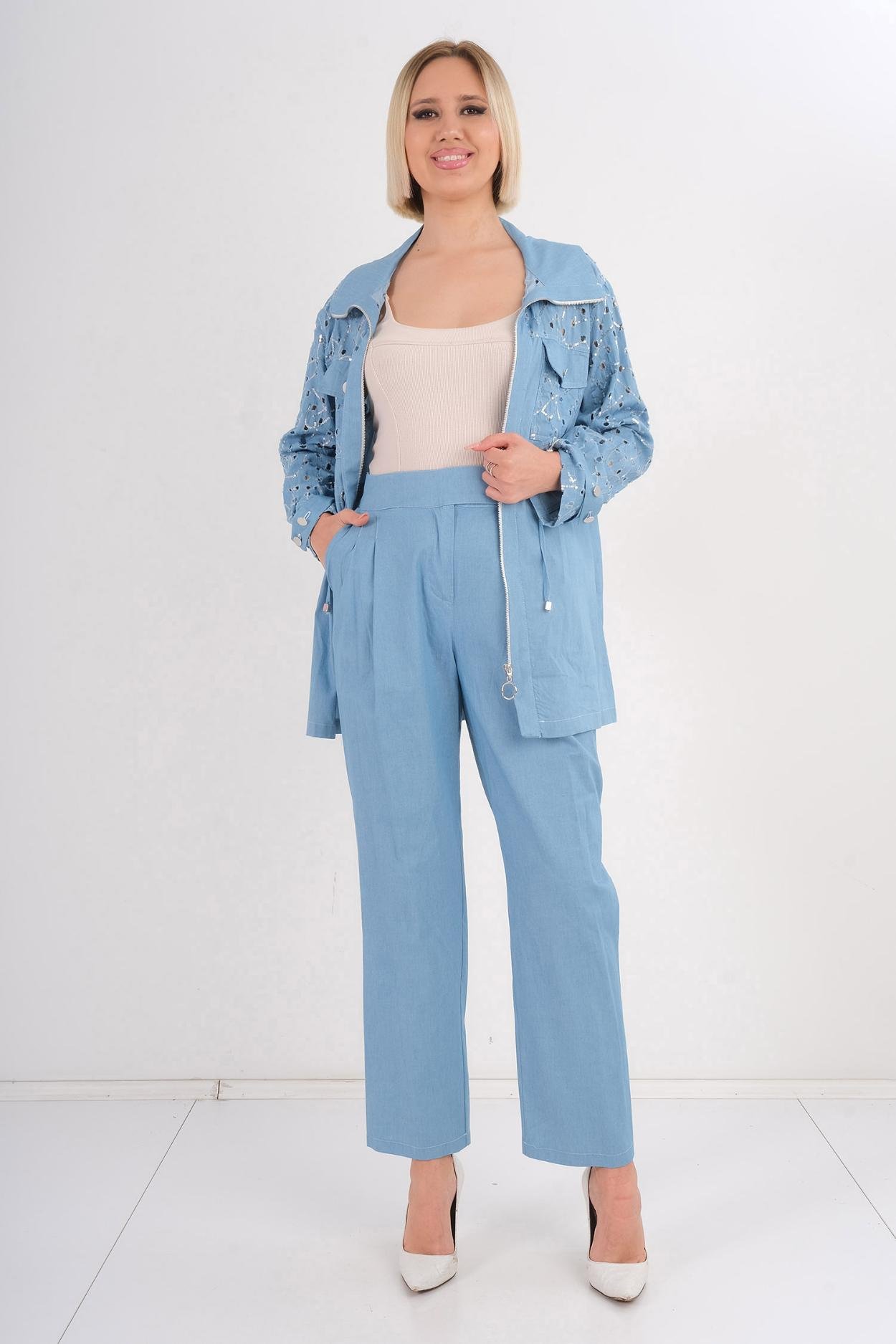 Modaİlgi Casual Trousers Blue