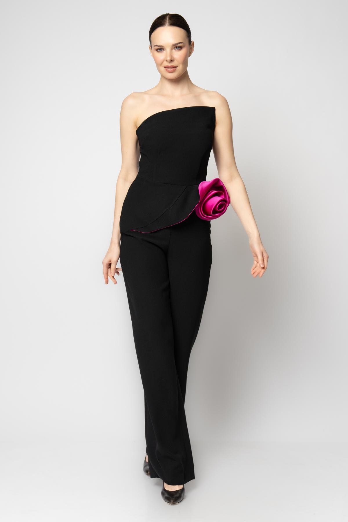 Rengin Night Wear Jumpsuits Pink