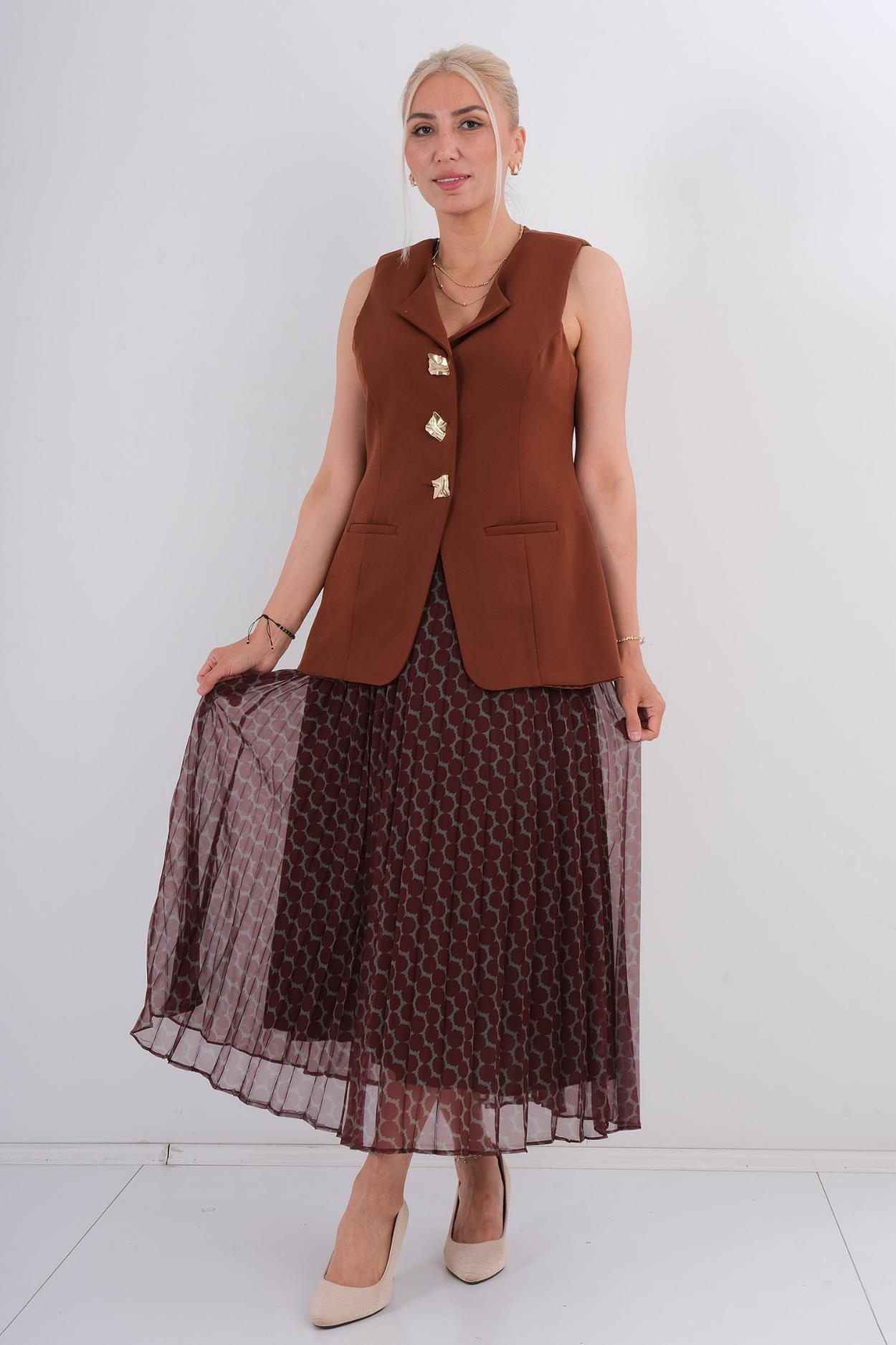 Tugce & Ece Casual Suit Brown