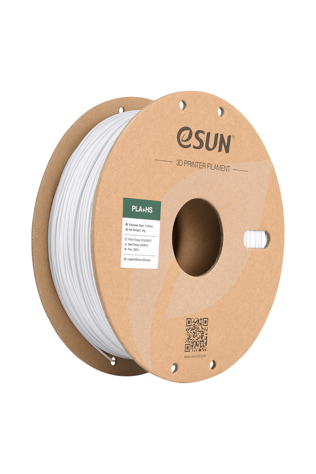 eSUN PLA+HS Soğuk Beyaz Filament 1.75mm
