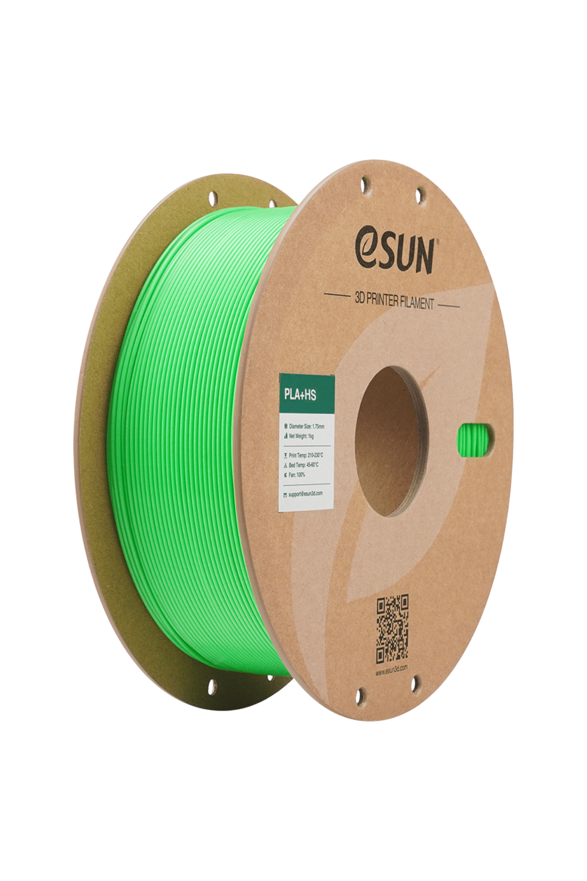 eSUN PLA+HS RGB Yeşil Filament 1.75mm 1kg