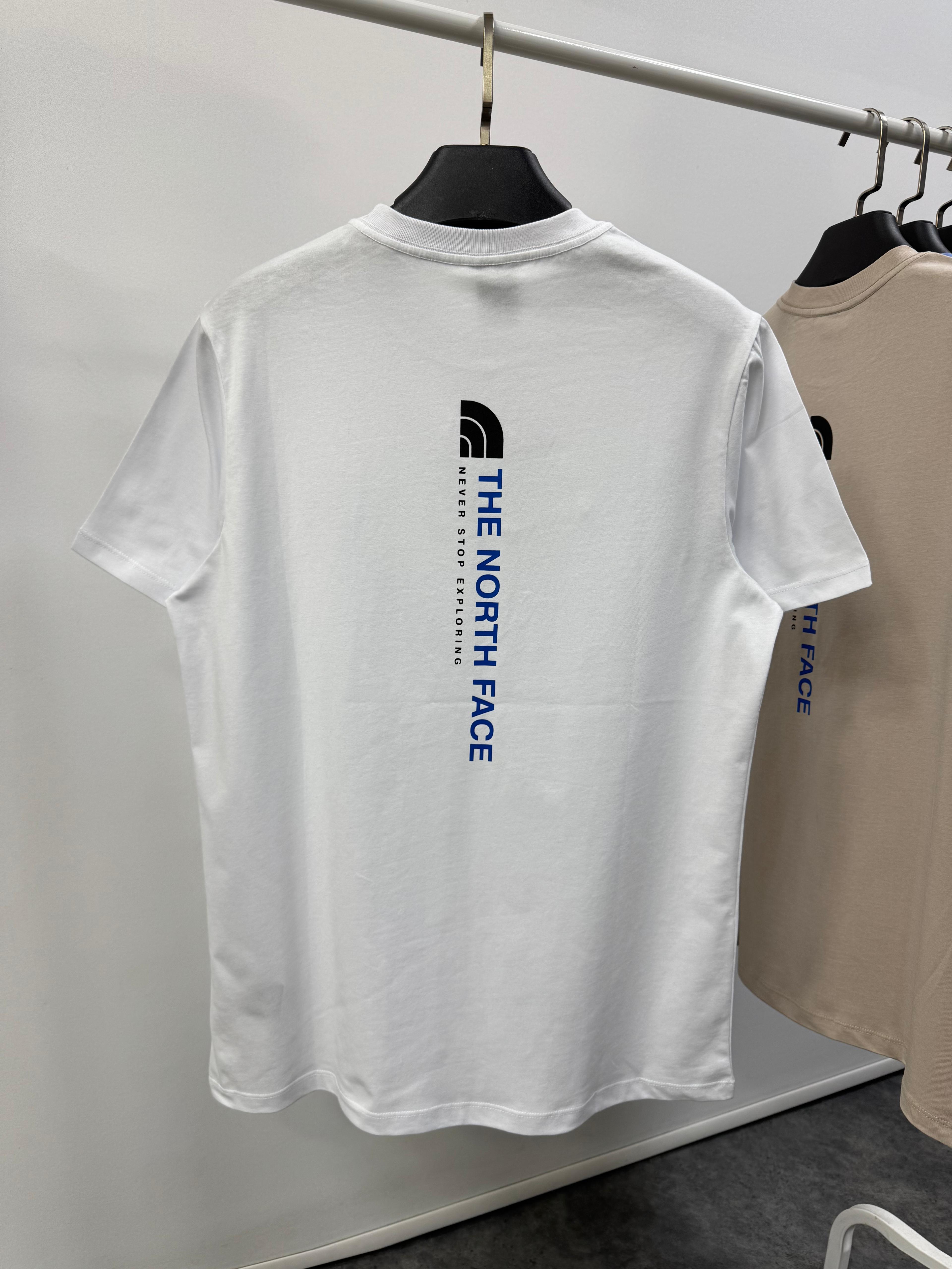 Back Printed T-Shirt | Beyaz