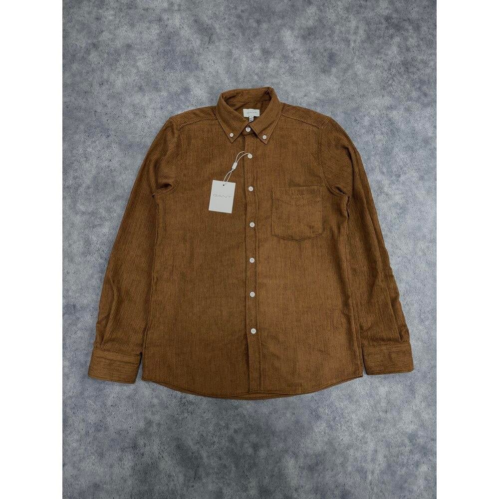 [GNT-KG01] Basic Kadife Gömlek | Hardal