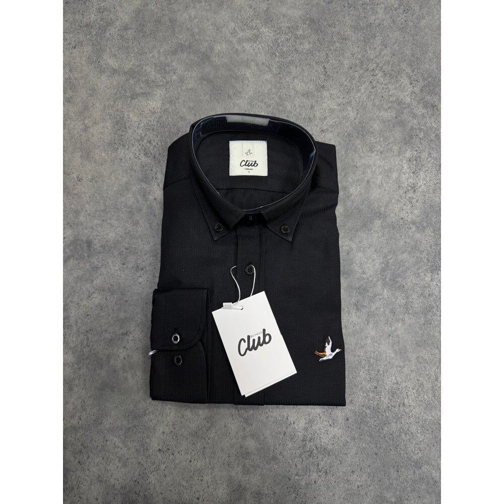 [KUŞ-OG03] Basic Oxford Gömlek | Siyah