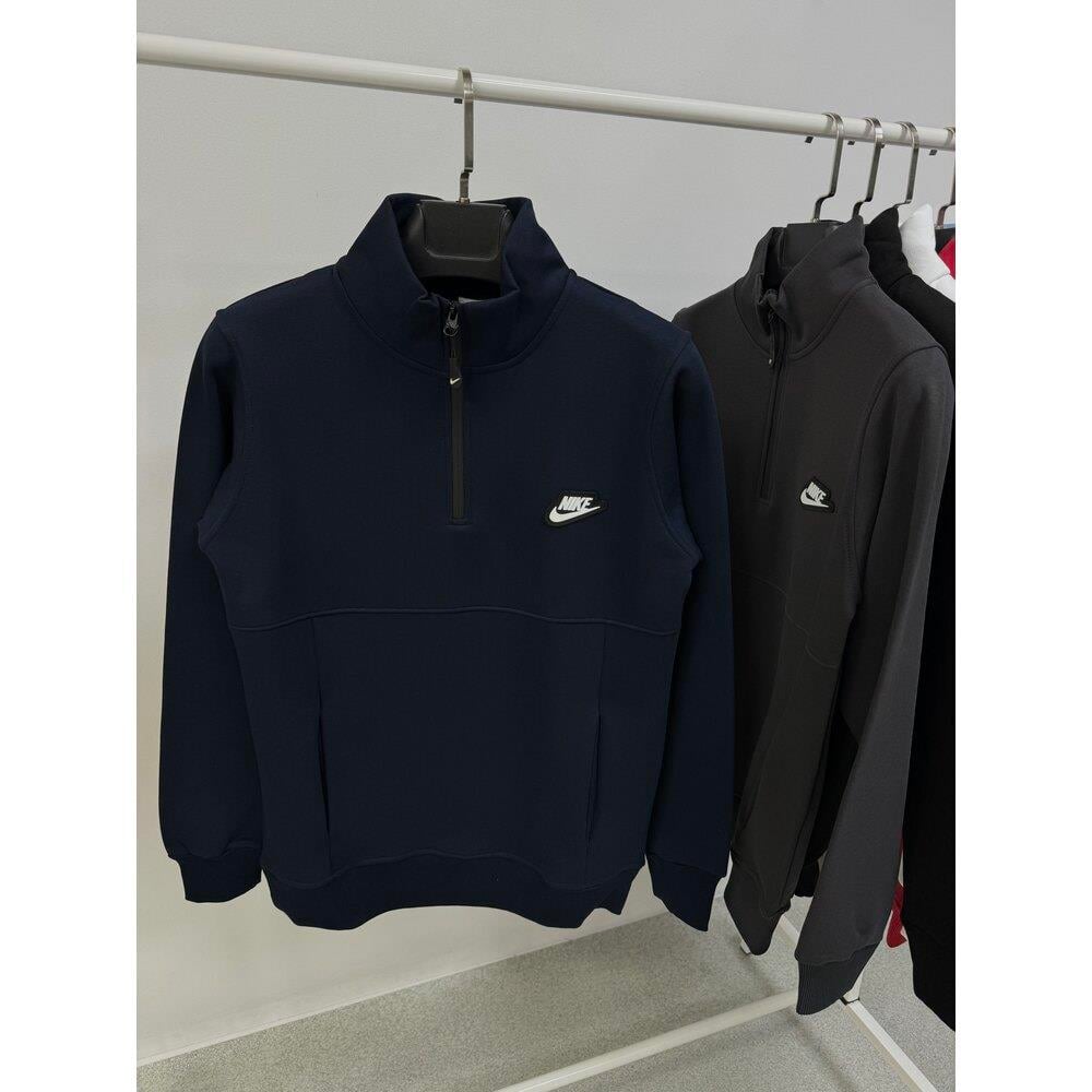 [NK-HZ05] Half Zip Sweatshirt | Lacivert