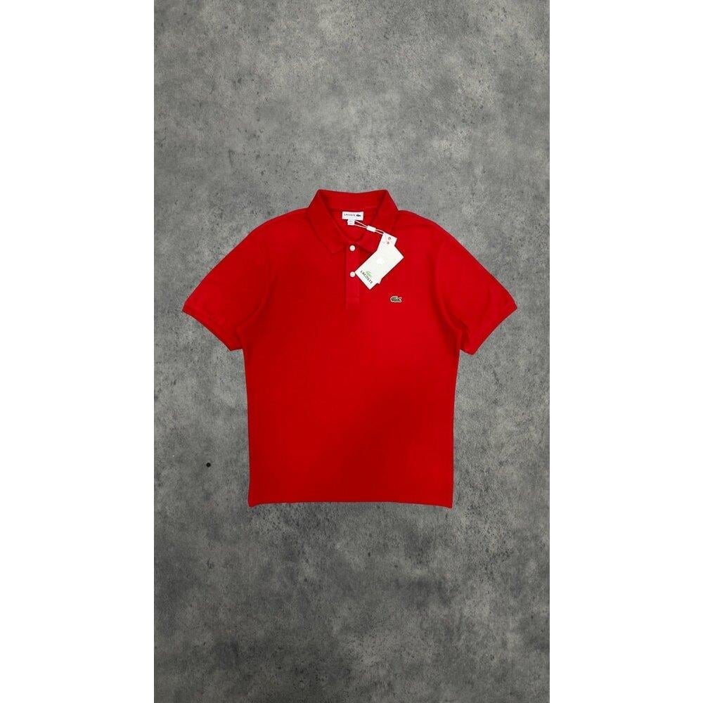 [TMSH-CBT02] Klasik Basic Polo Yaka T-Shirt | Kırmızı