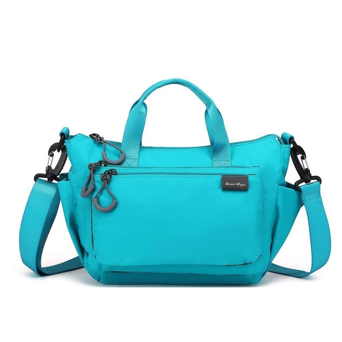Smart Bags Ekstra Hafif Kumaş Kadın Postacı Çantası BC 3136 - Turkuaz